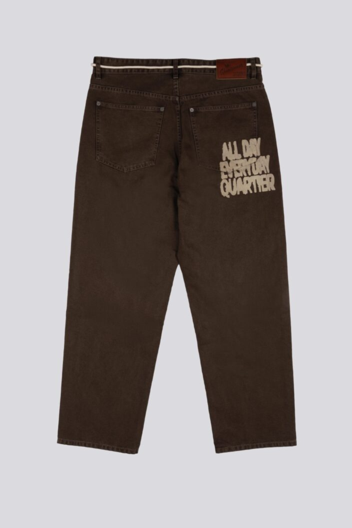 EVERYDAY QUARTIER PANTS - WASHED BROWN