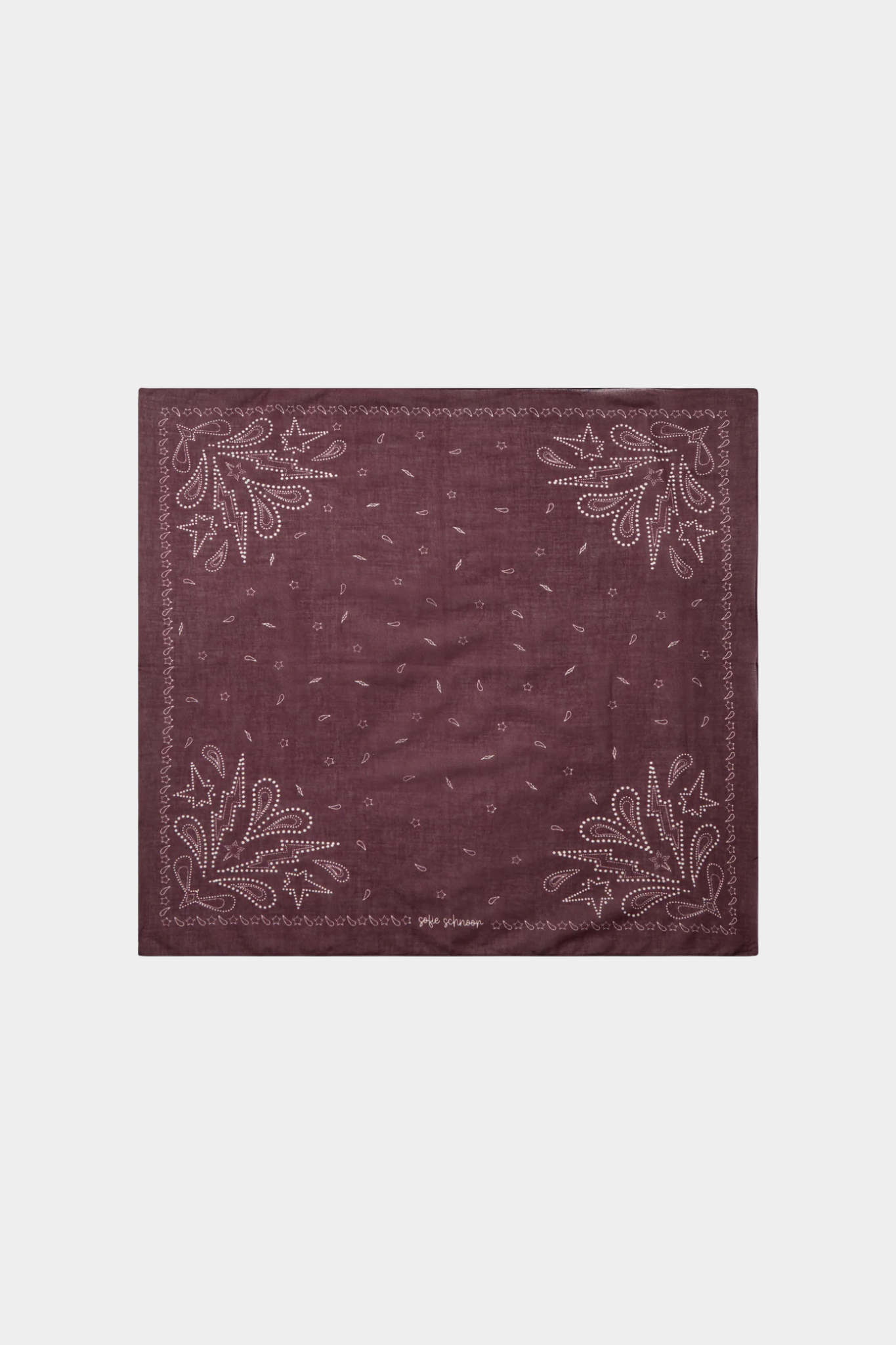 MARILY SCARF - BURGUNDY