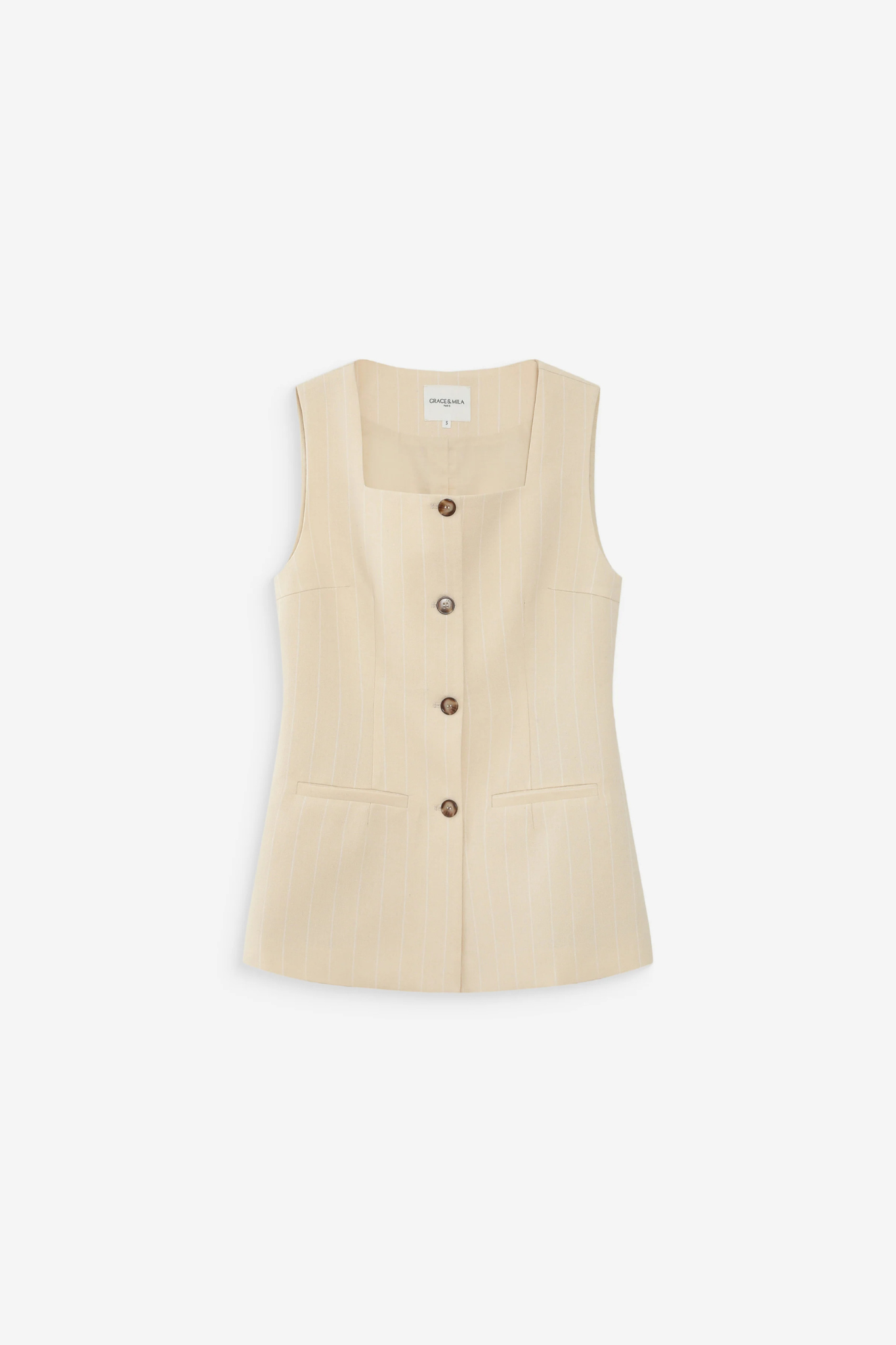 VIC VEST - VANILLA