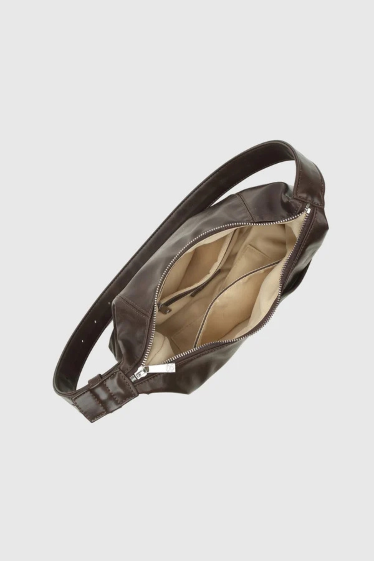 DEBBIE SHOULDER BAG - DARK BROWN