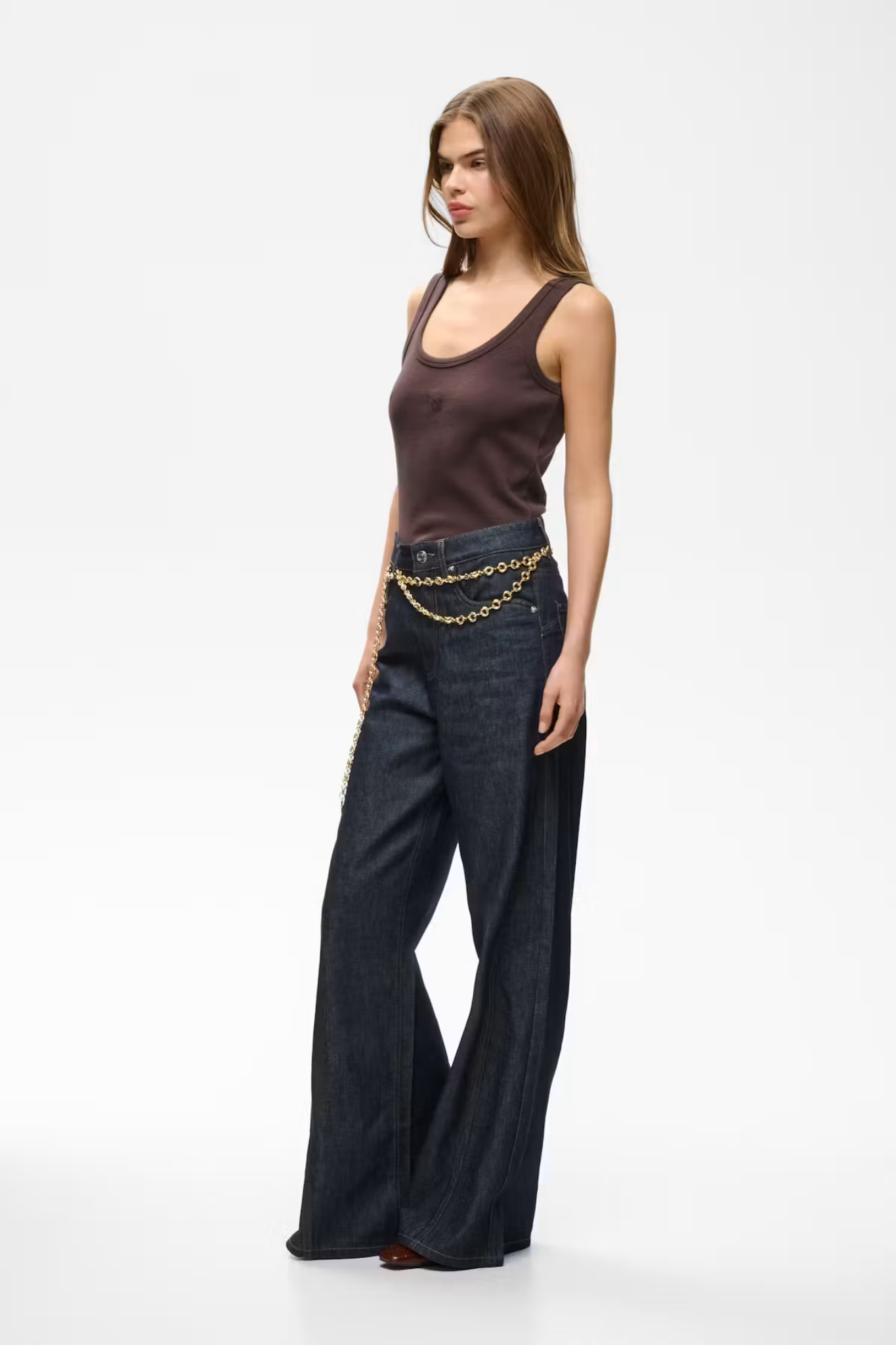 DREW LOGO TOP - DEEP PLUM