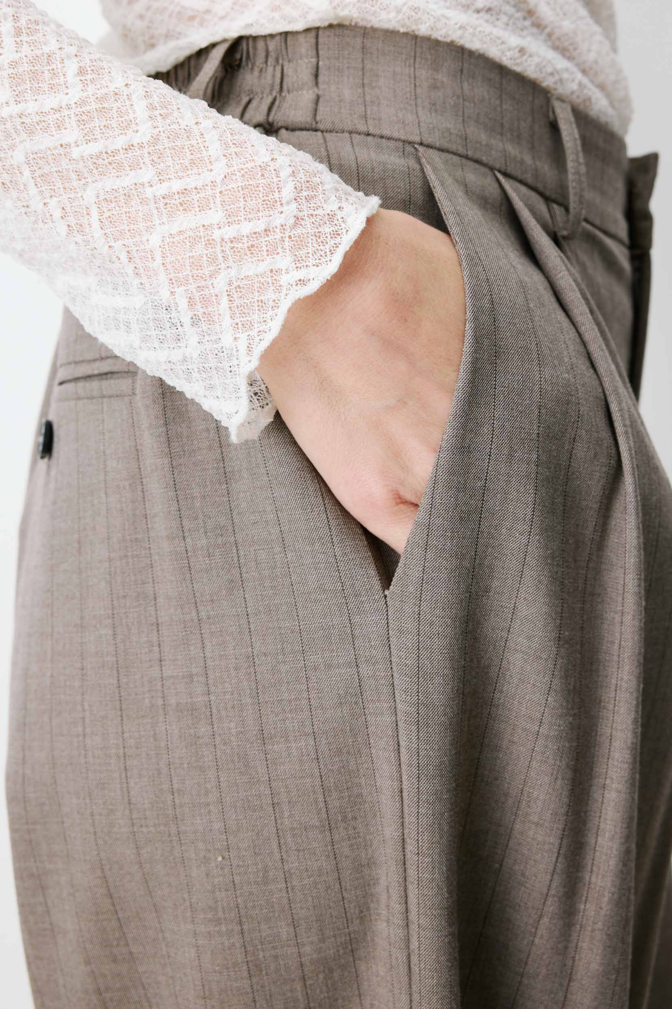 ARDOISE PANTS - RAYURE