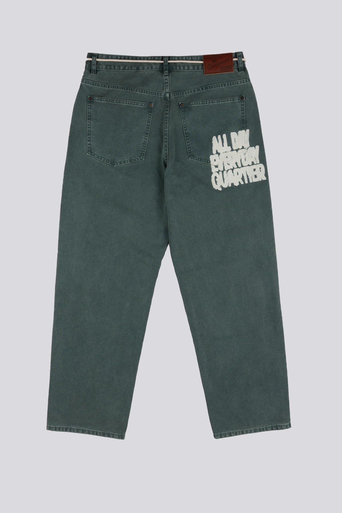 EVERYDAY QUARTIER PANTS - WASHED GREEN