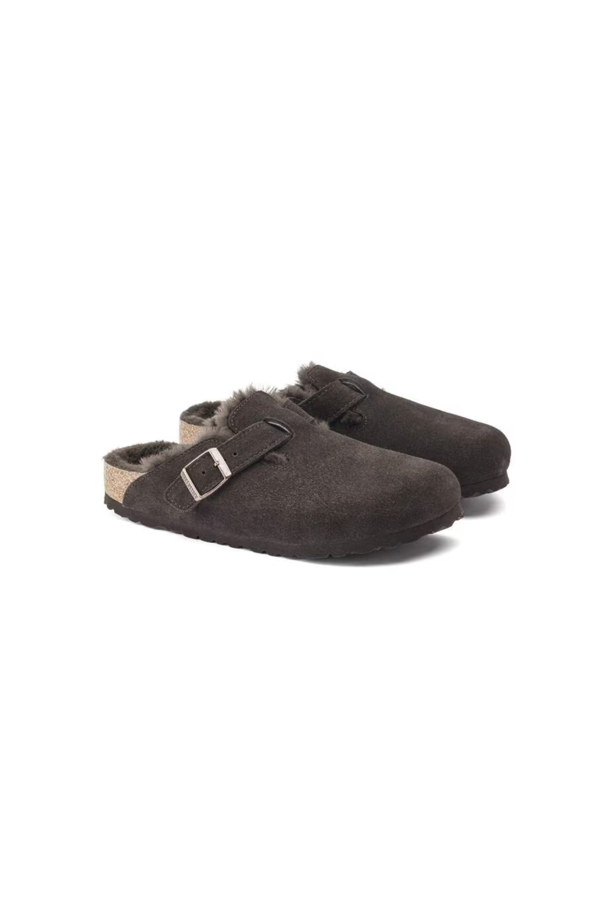 BOSTON VL/SHEARLING WOMEN SANDALS - MOCCA