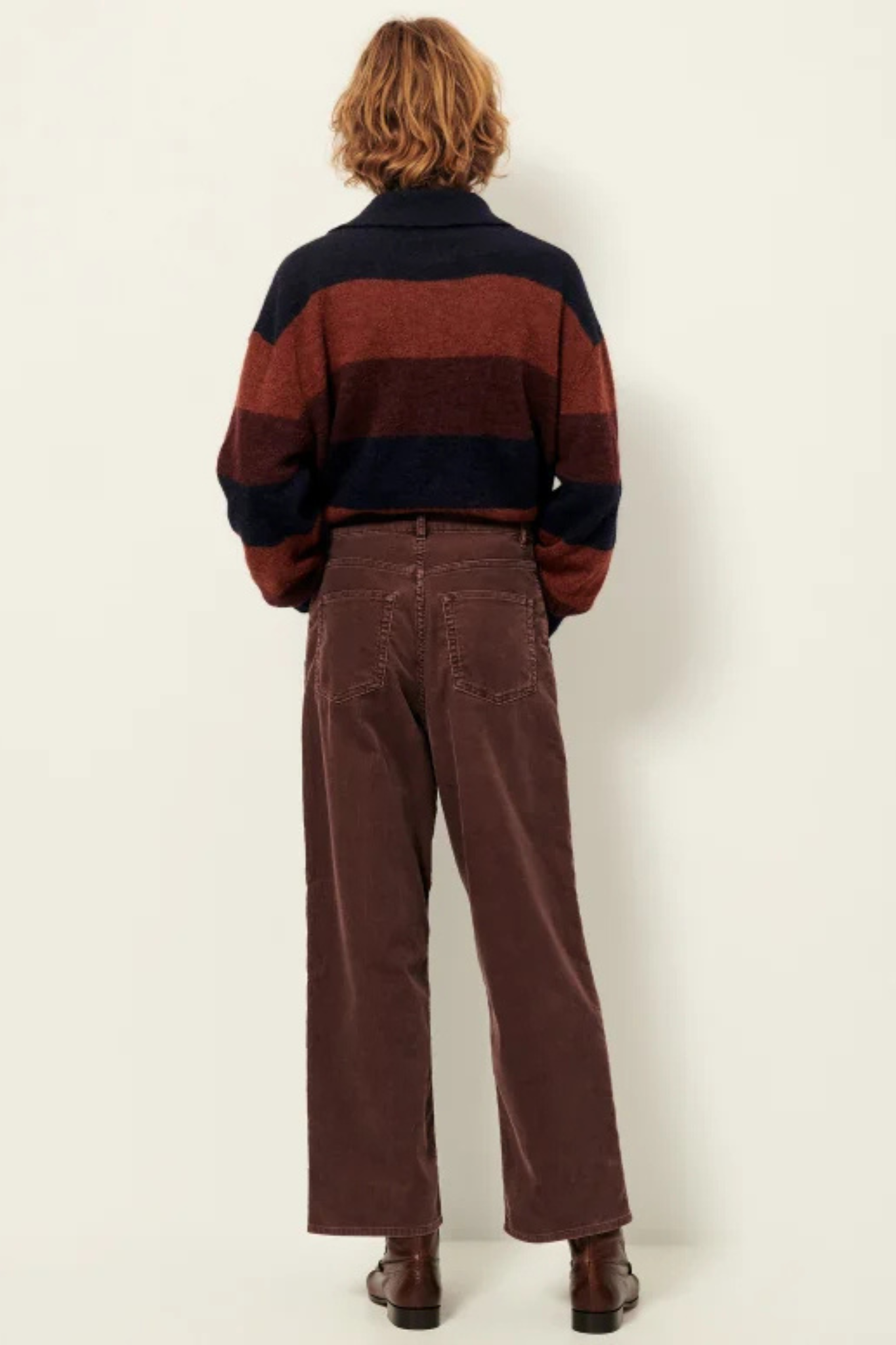 COBBY SWEATER - NAVYRUST