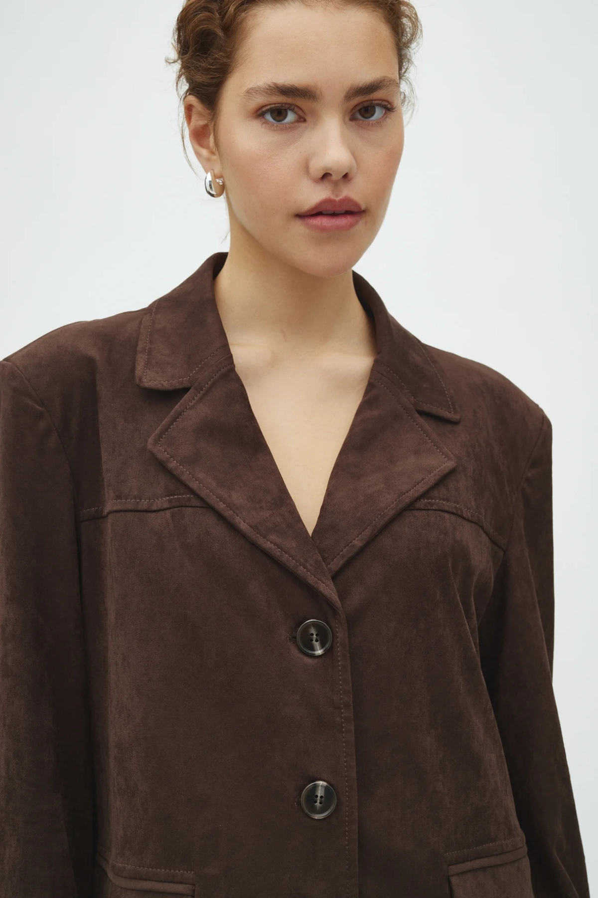 MABEA SUANA BLAZER - DARKBROWN