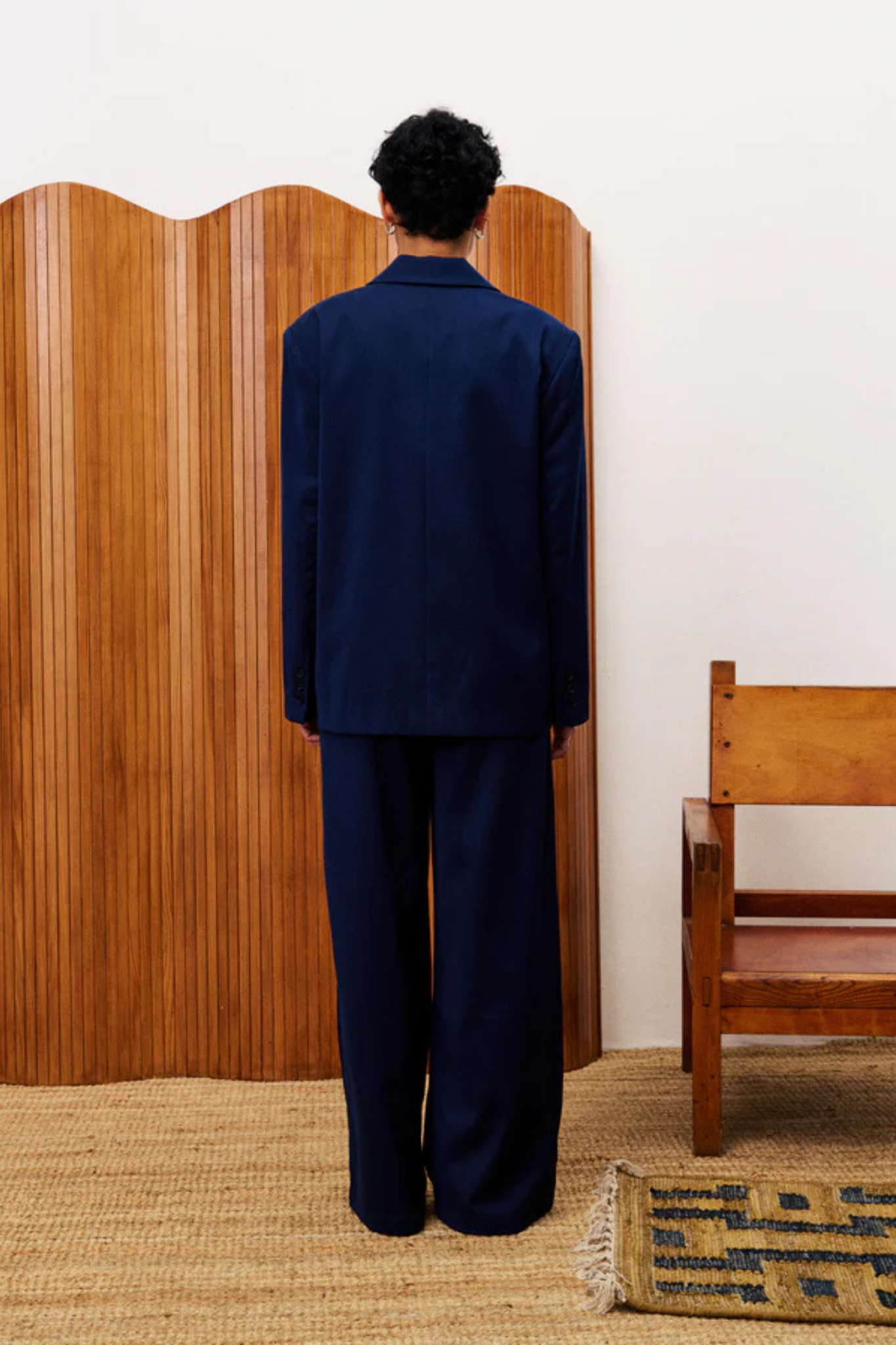 HIBISCUS  PANTS - MIDNIGHT BLUE