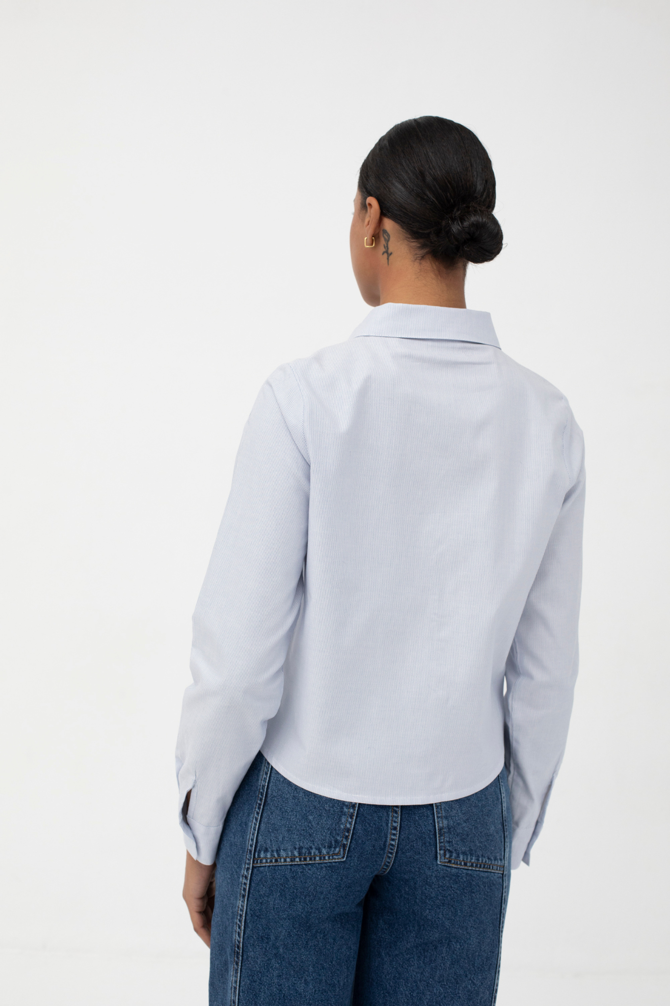 GARBATELLA  SHIRT - BLUE STRIPE