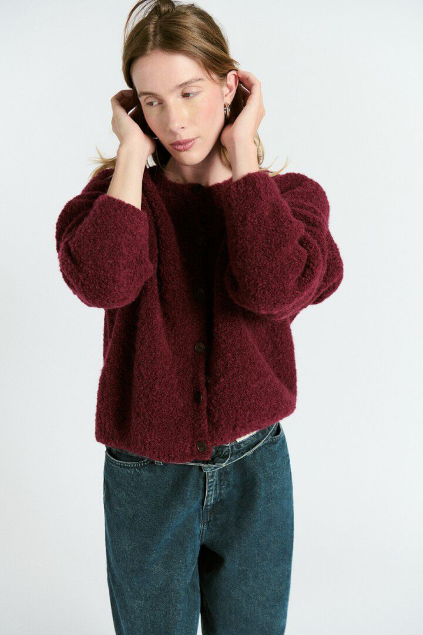 ZOLLY SWEATER - POMEGRANATE MELANGE