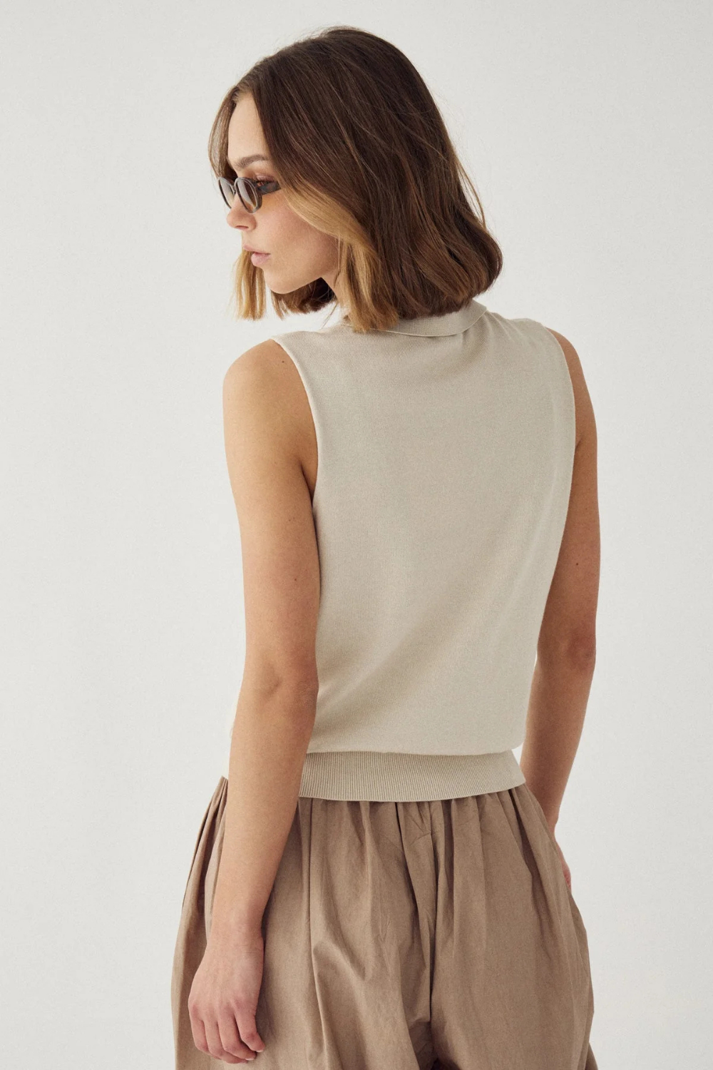 MAXINE SL KNIT - OYSTER