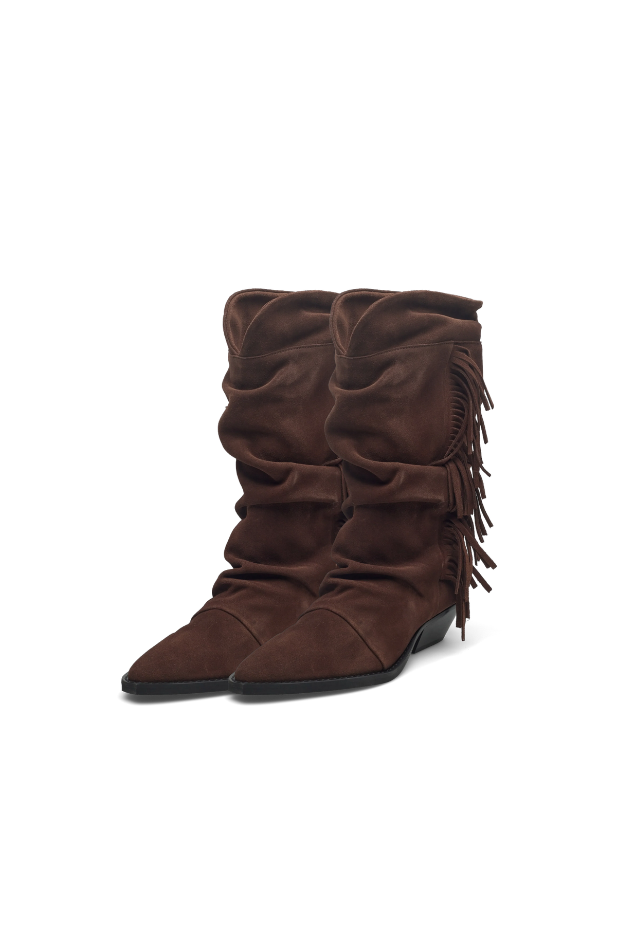 GALE BOOTS - BROWN SUEDE