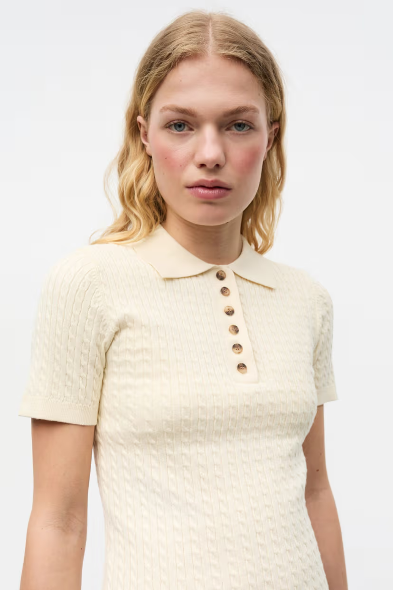 TAYLOR SS POLO - GARDENIA