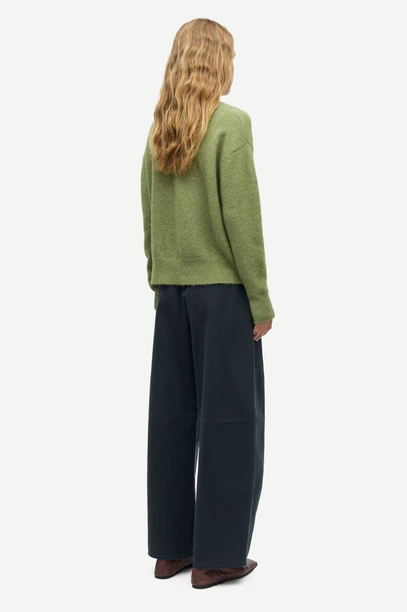 ANOUR O-N KNITWEAR - MOSSTONE