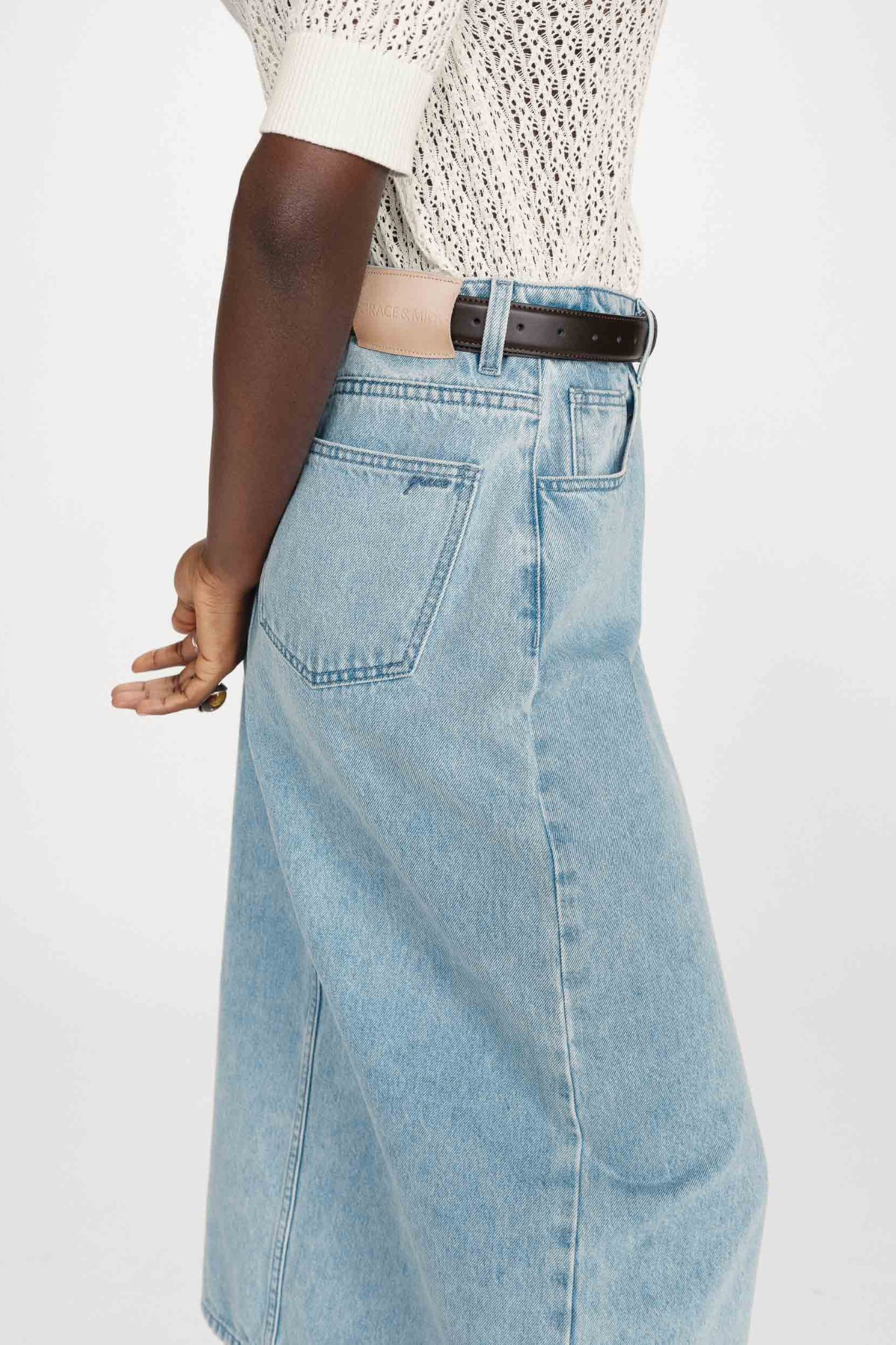 VARENNE SKIRT - SKYBLUE