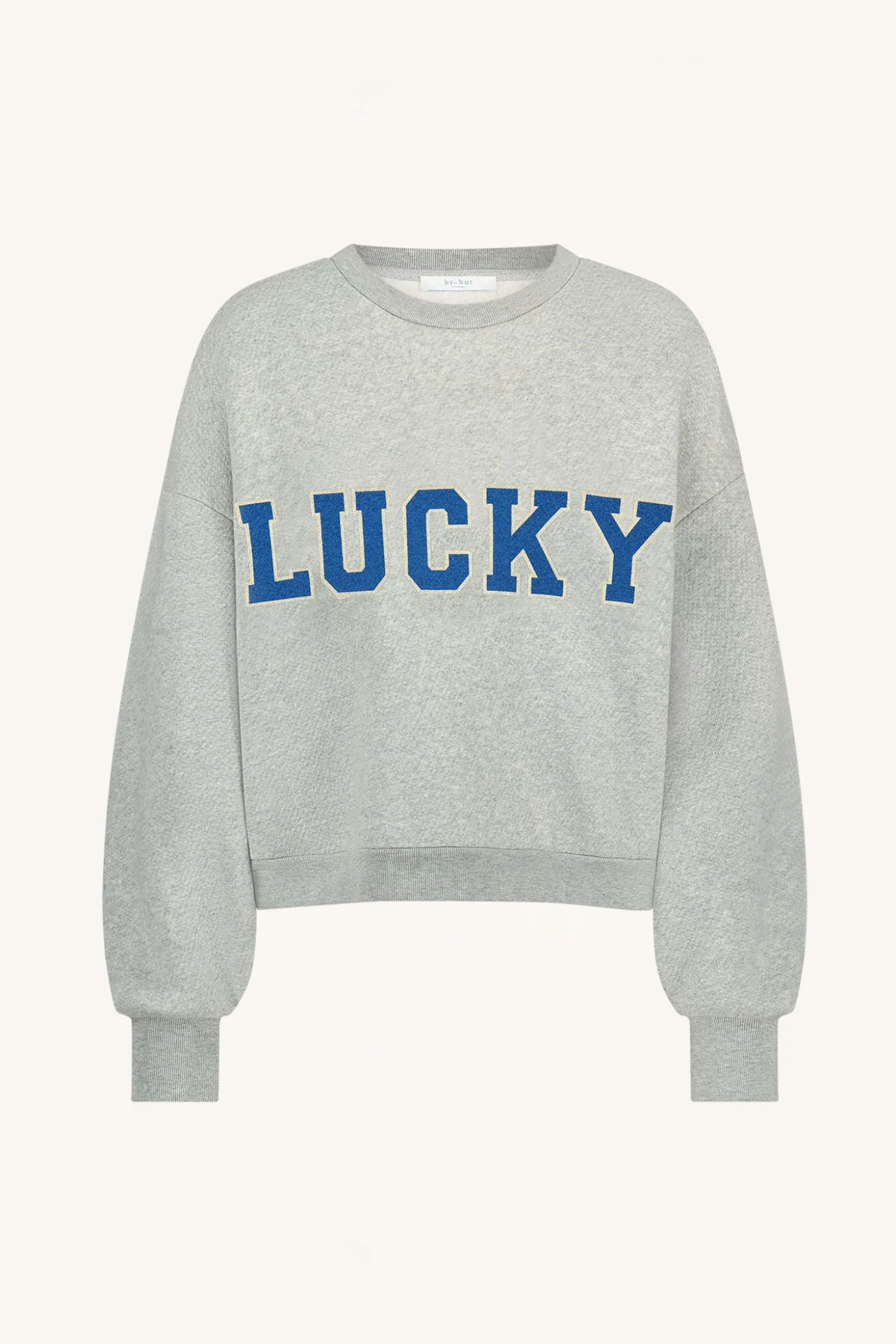 BIBI LUCKY SPARKLE SWEATER - GREY MELEE