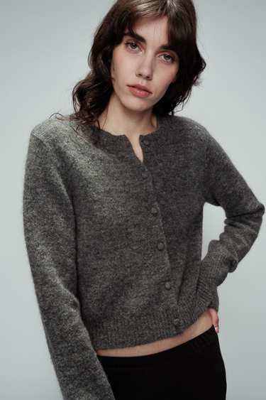 ORSINA CARDIGAN - ANTHRACITE