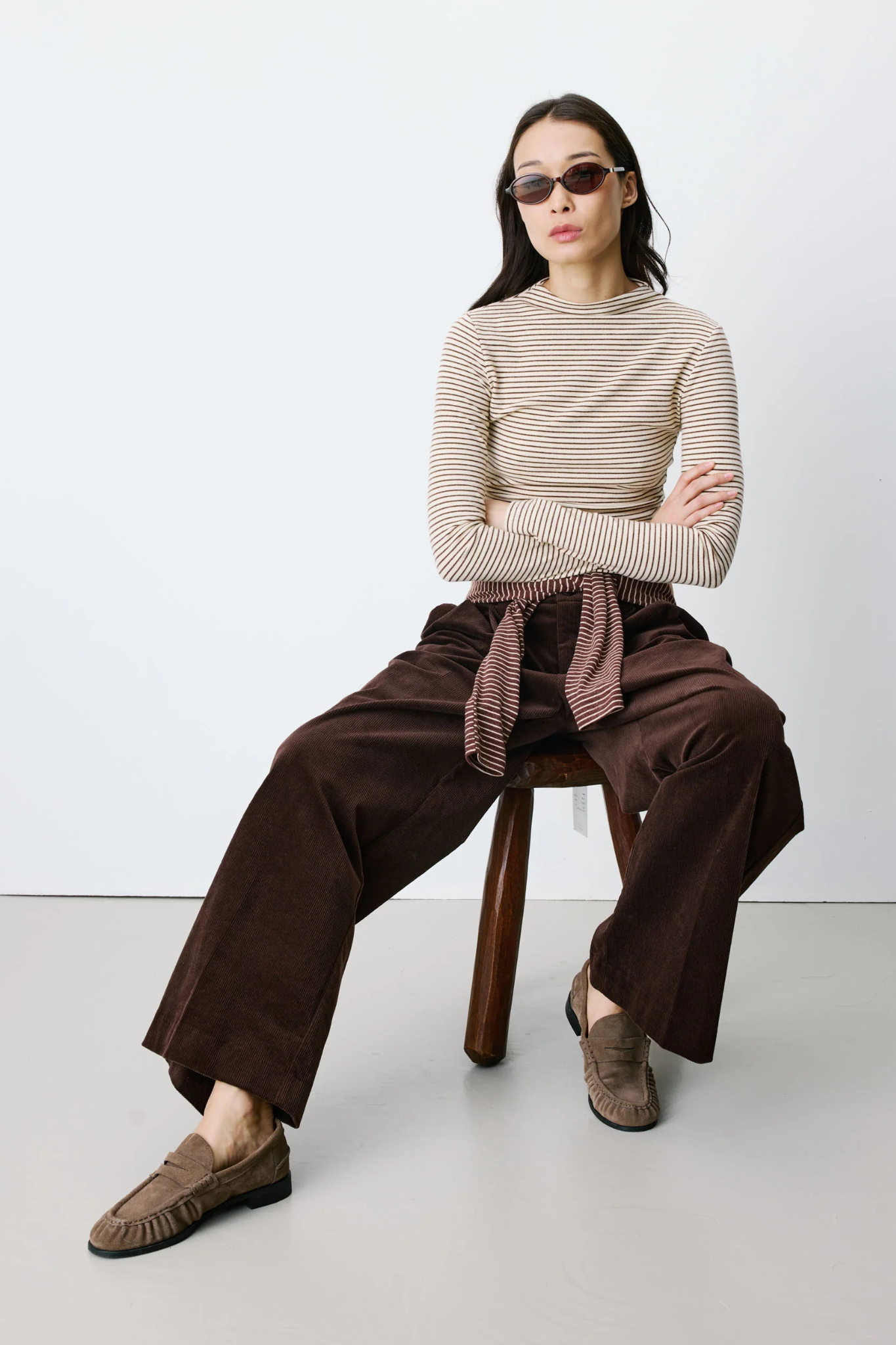 ABRIEL PANTS - CHOCOLAT