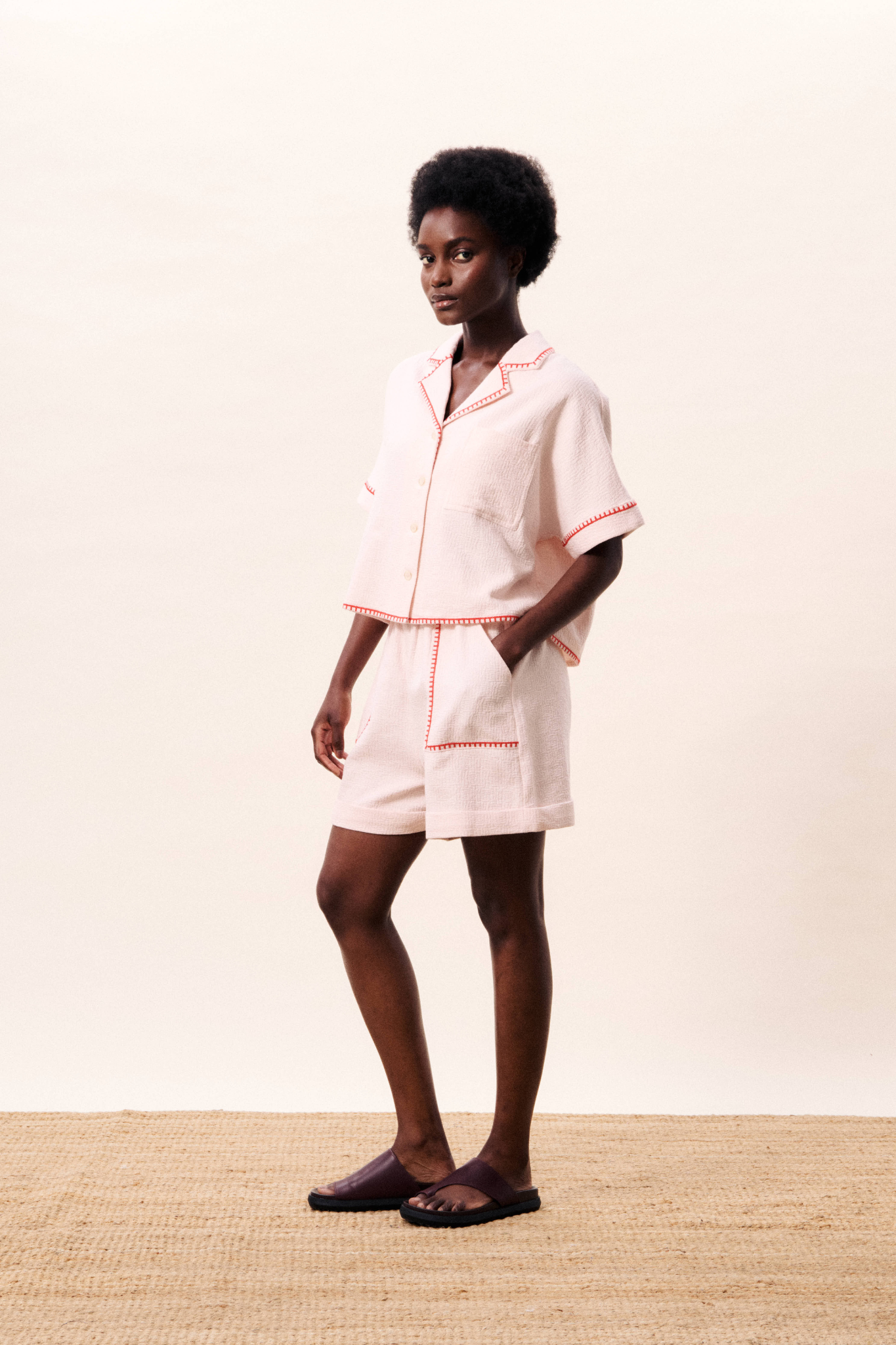 CELESTEA SHORT - PALE PINK