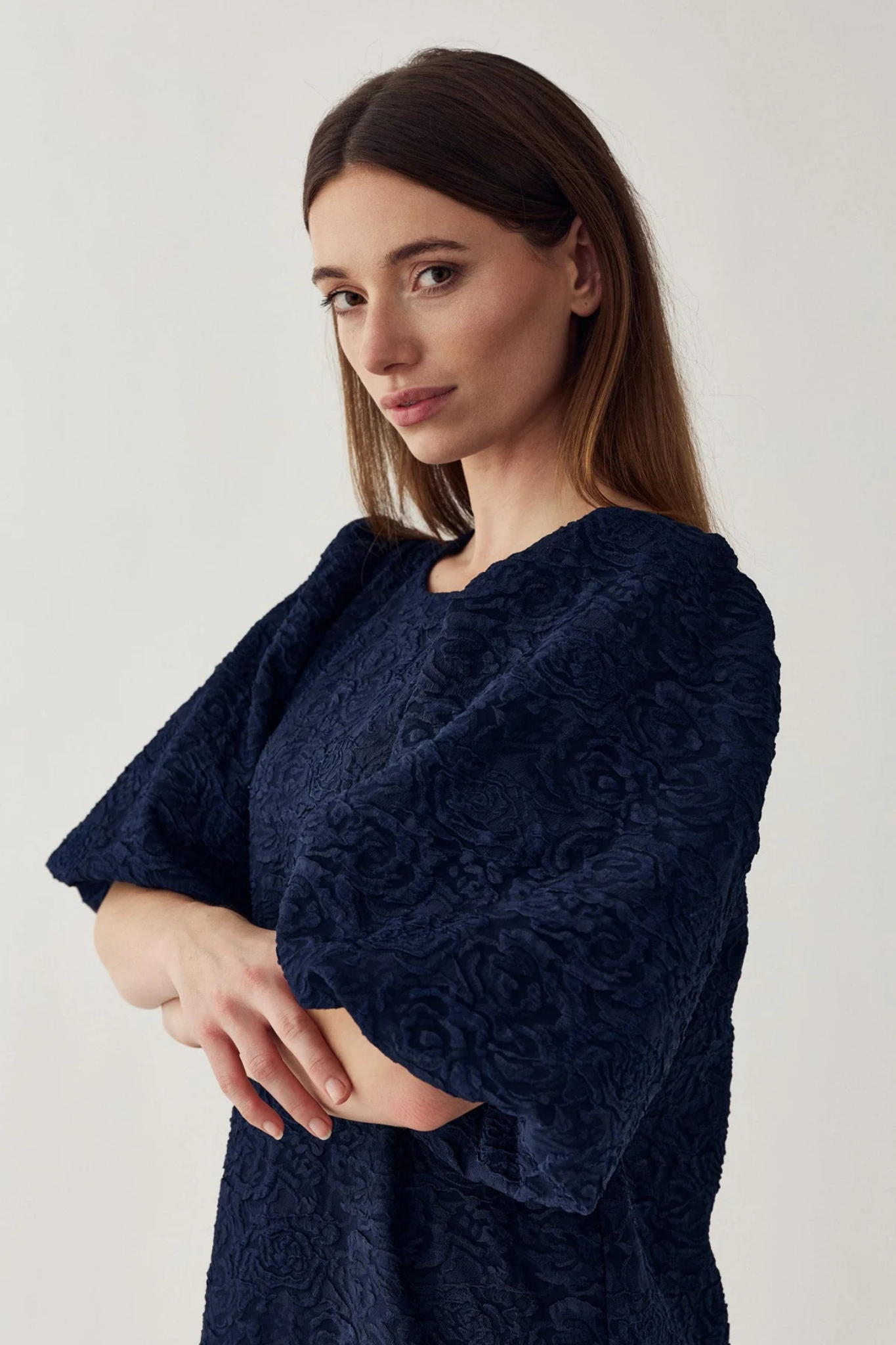 PASTIS LONG DRESS - NAVY BLUE