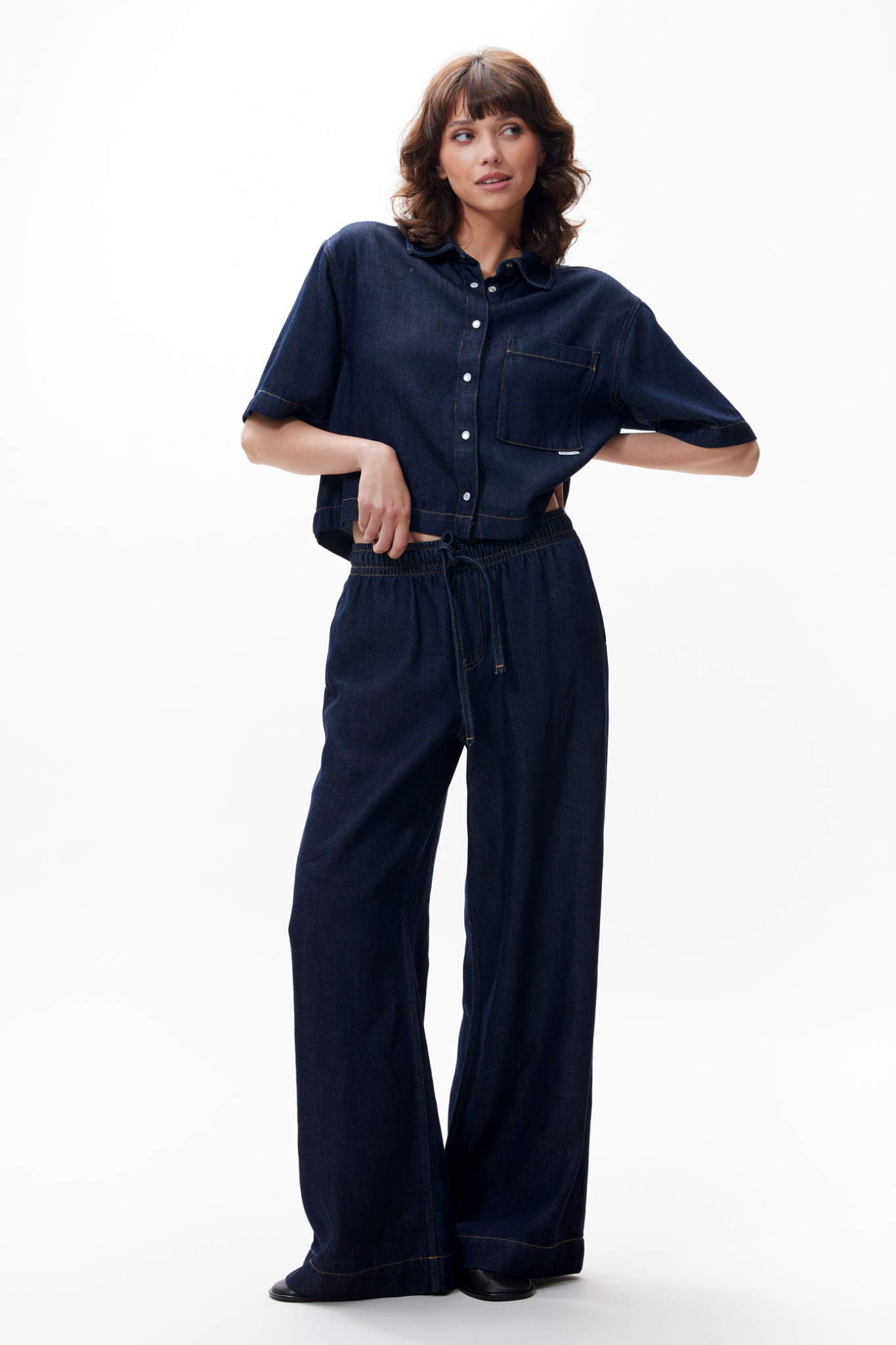 DENIM JOGGER - DARK BLUE