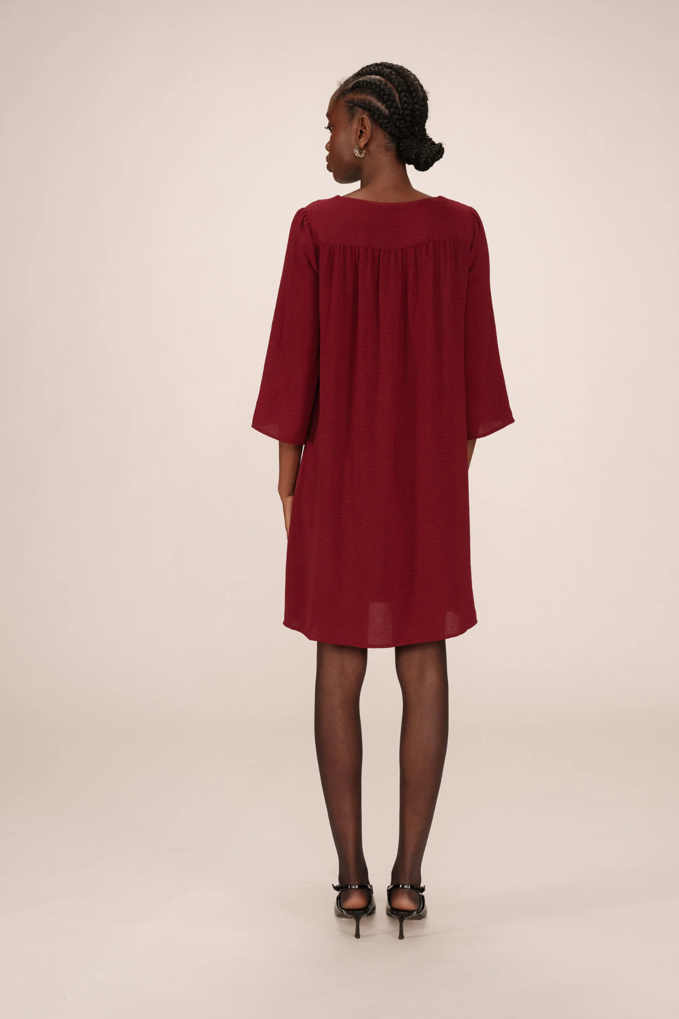 SUSANA DRESS - BORDEAUX