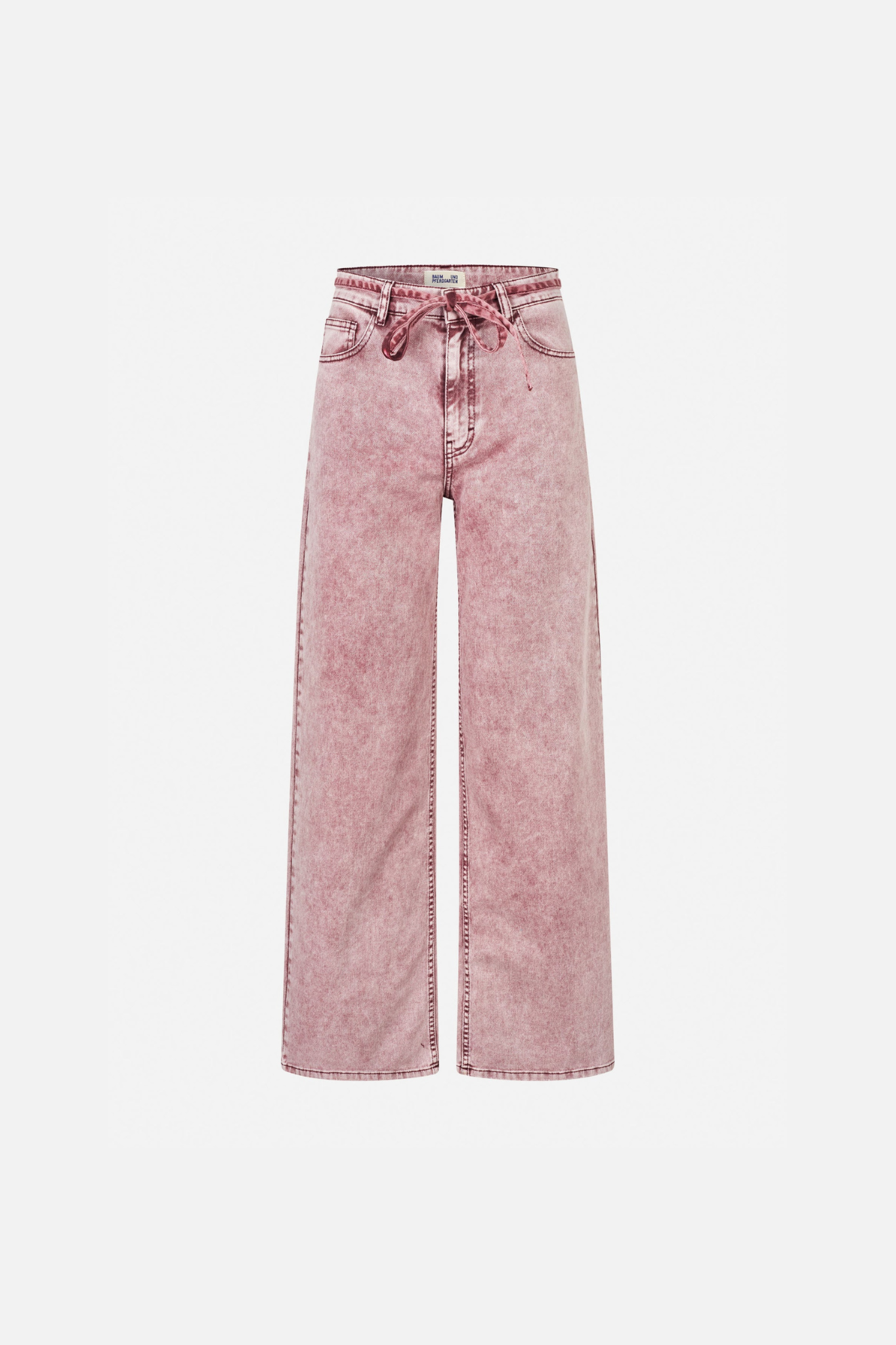 Baum Und Pferdgarten ninie jeans in washed pink. Front flatlay view