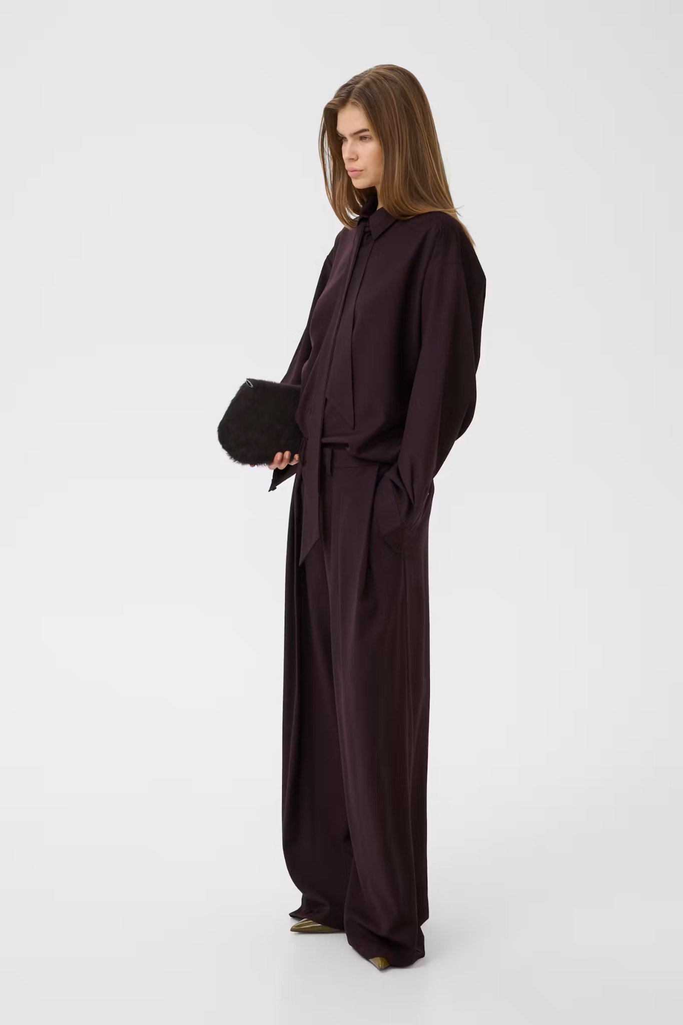 SCHANY MW PANTS - DEEP PLUM