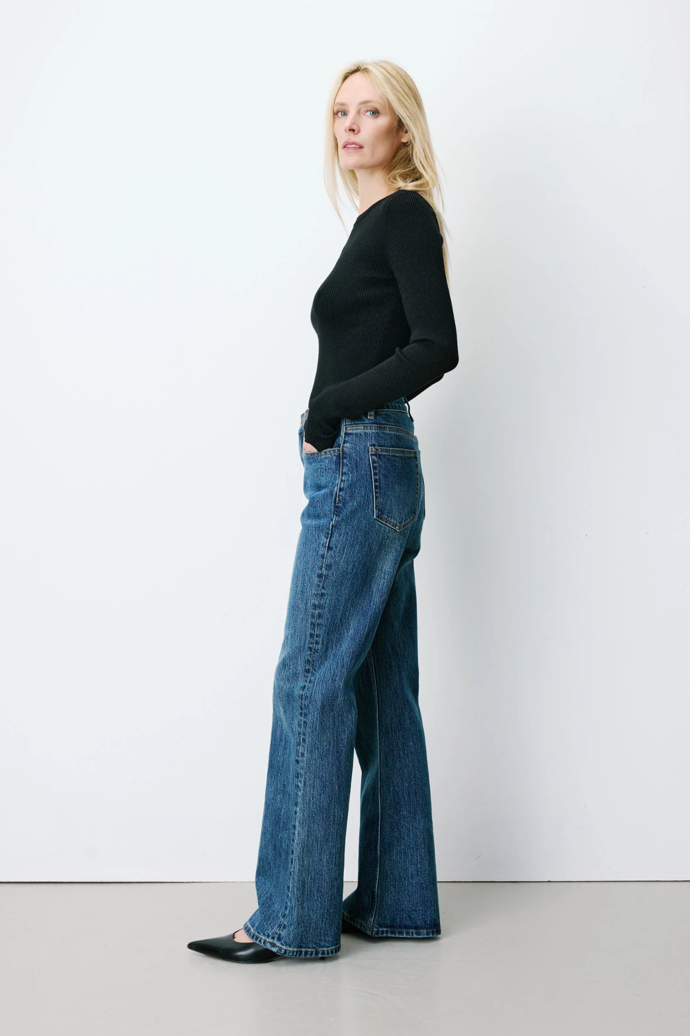 JOSEPH TROUSERS - VINTAGE BLUE