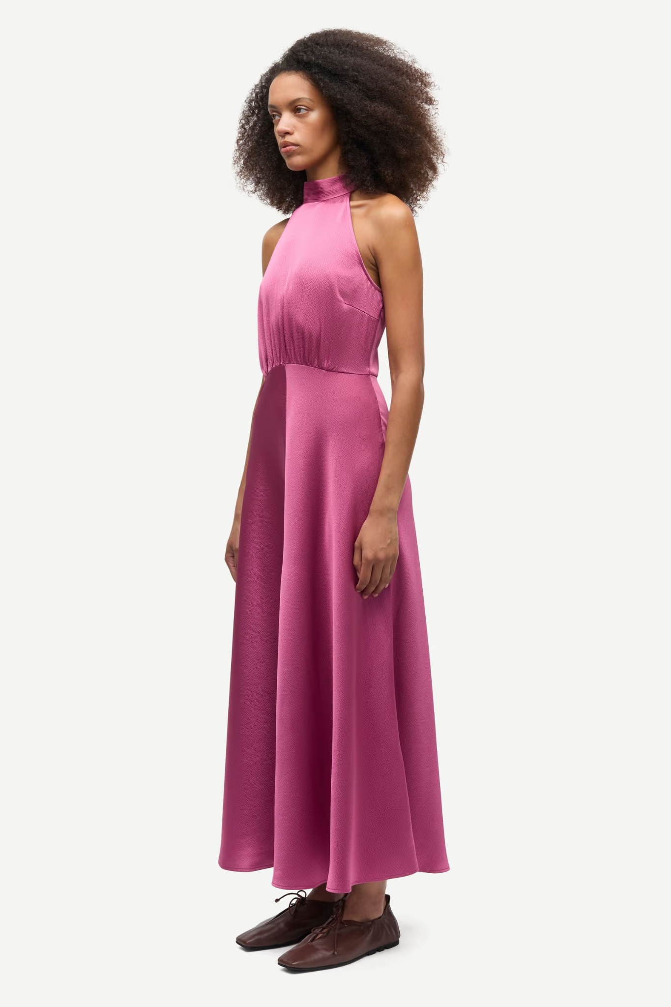 RHEO DRESS - RED VIOLET