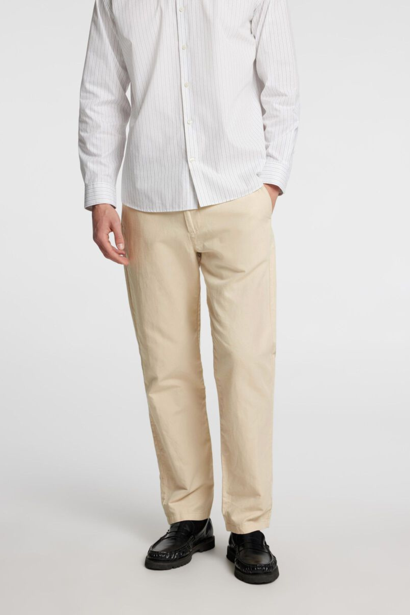 SLH196-STRAIGHT MILES SUN PANTS - OATMEAL