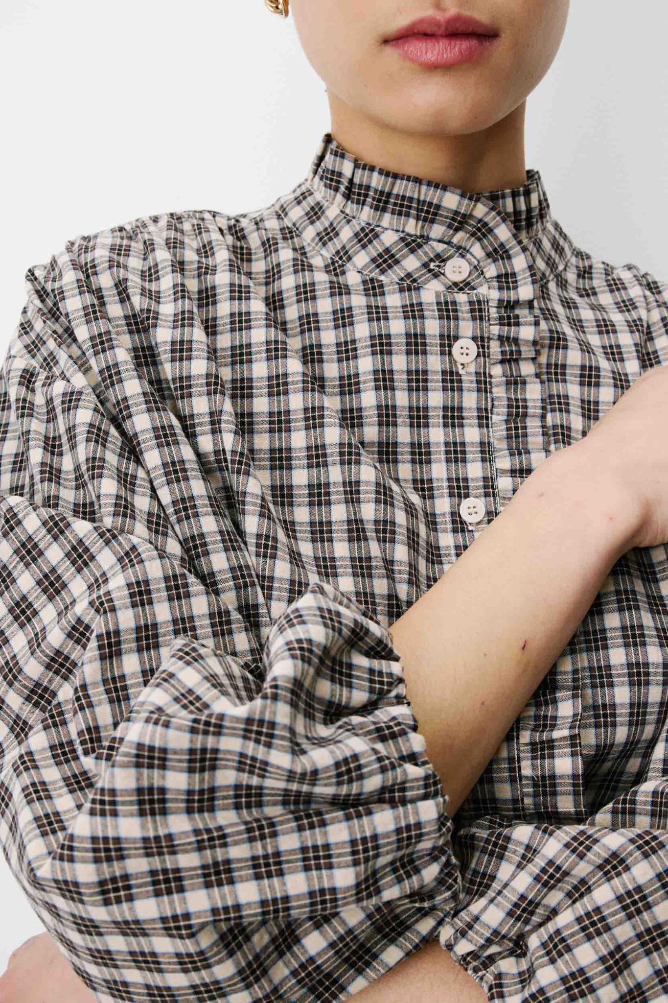 ADELIE BLOUSE - LATTE