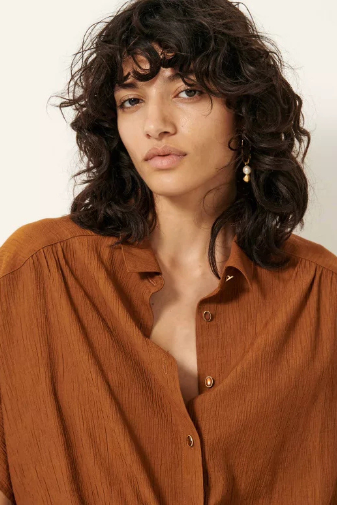 ALFASSA SHIRT - CARAMEL