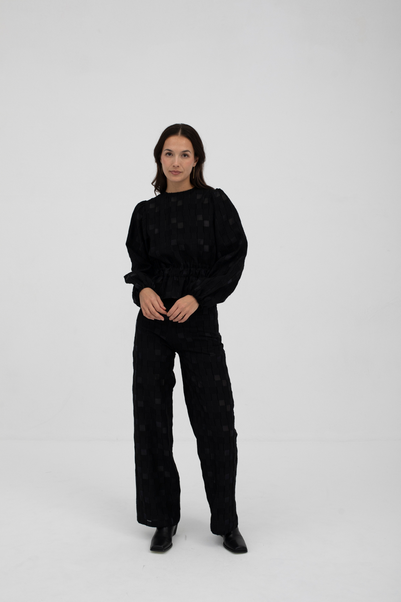 MANHATTAN BLOUSE - BLACK