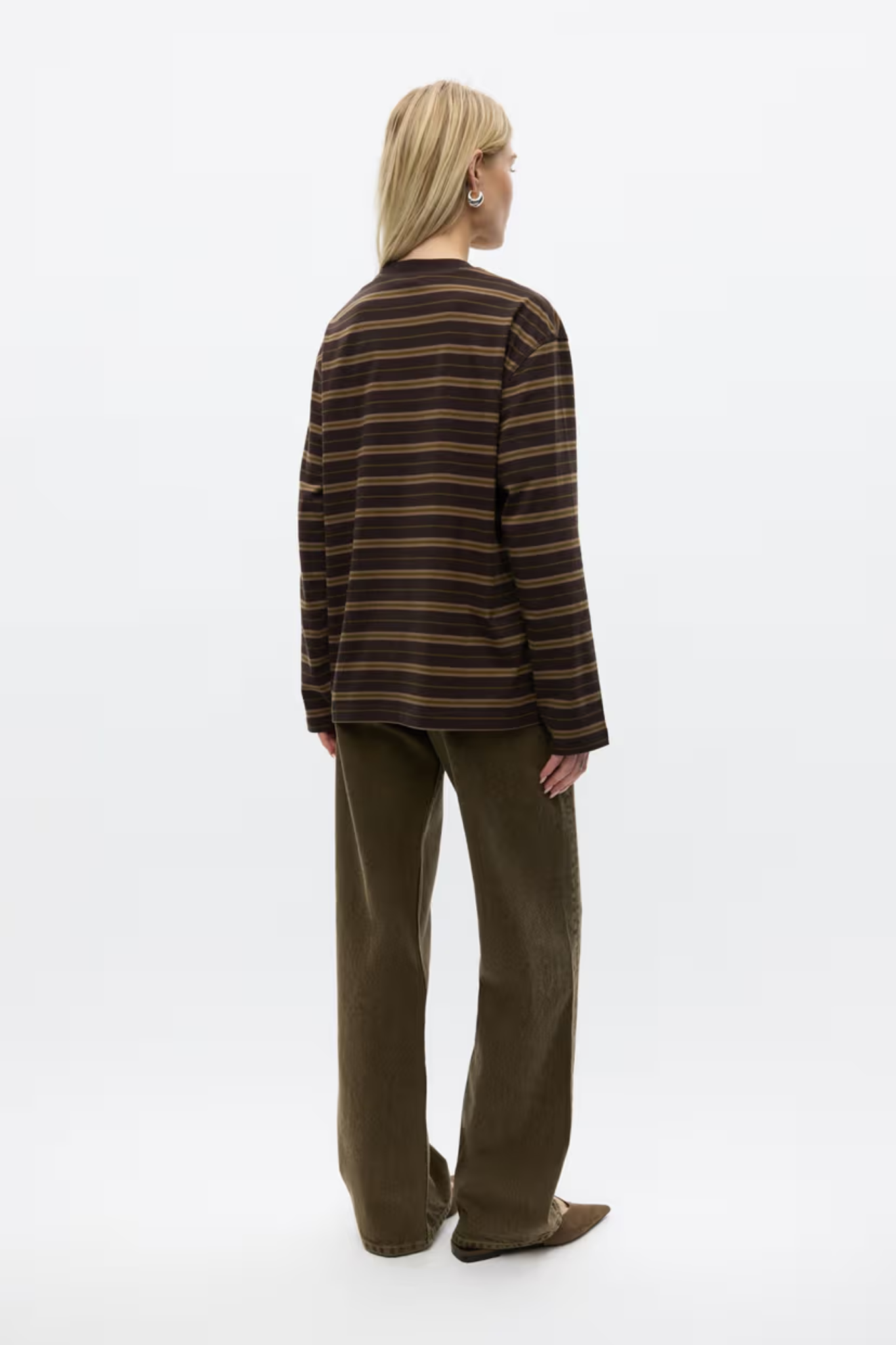 KULLA LS STRIPE - OLIVE TORTE STRIPE