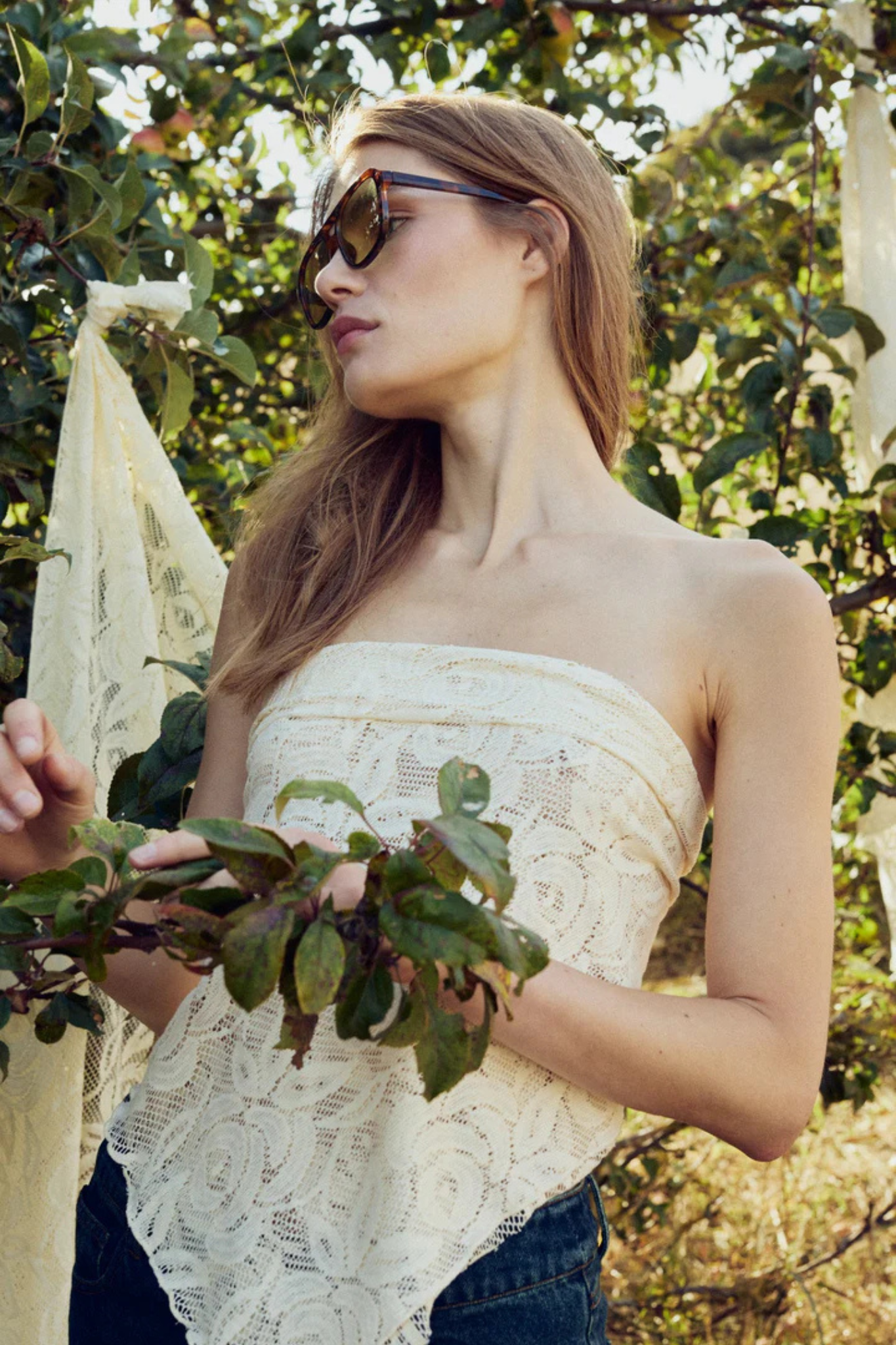 MILDRED SCARF - OFF WHITE