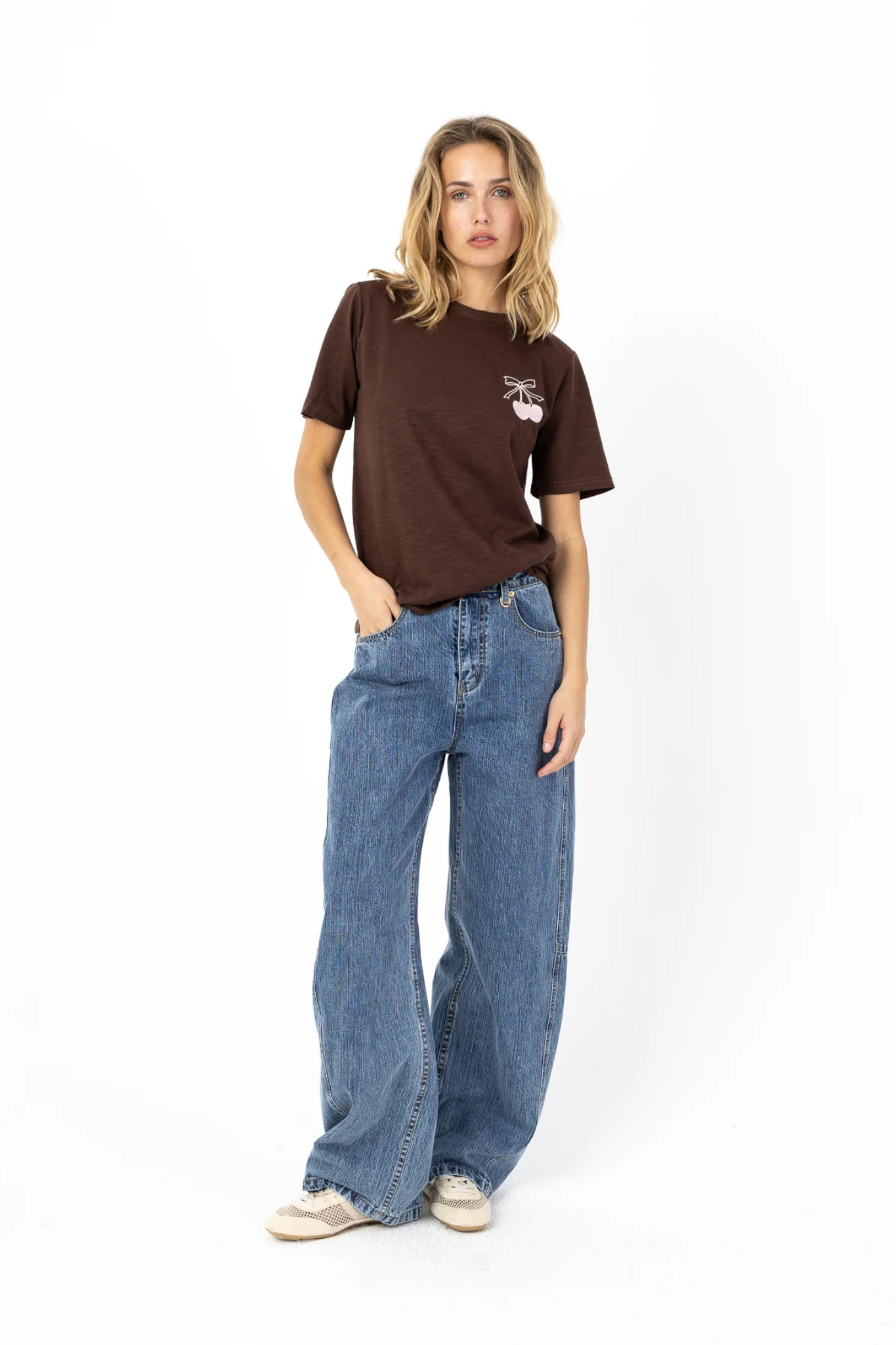 DENIM PANTS ANNA FIT - LIGHT BLUE DENIM