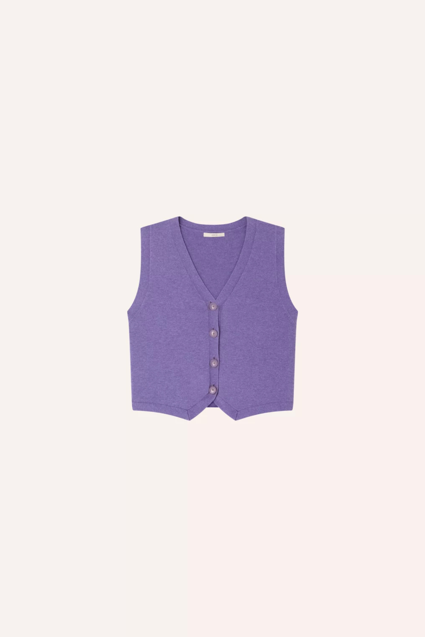 Sessun giancarlo cardigan in purple. Front flatlay view