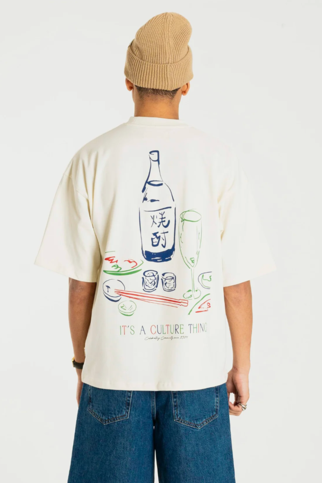 BEAM CULTURE T-SHIRT - WHITE