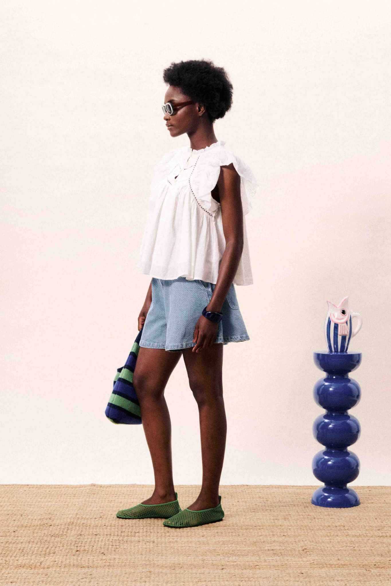 KHOI SHORT - LIGHT BLUE