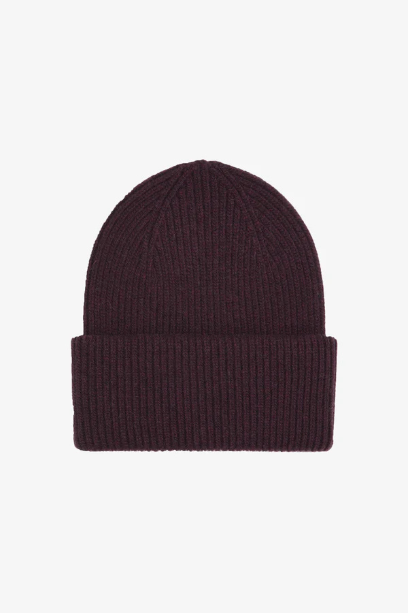 MERINO WOOL HAT - OXBLOOD RED