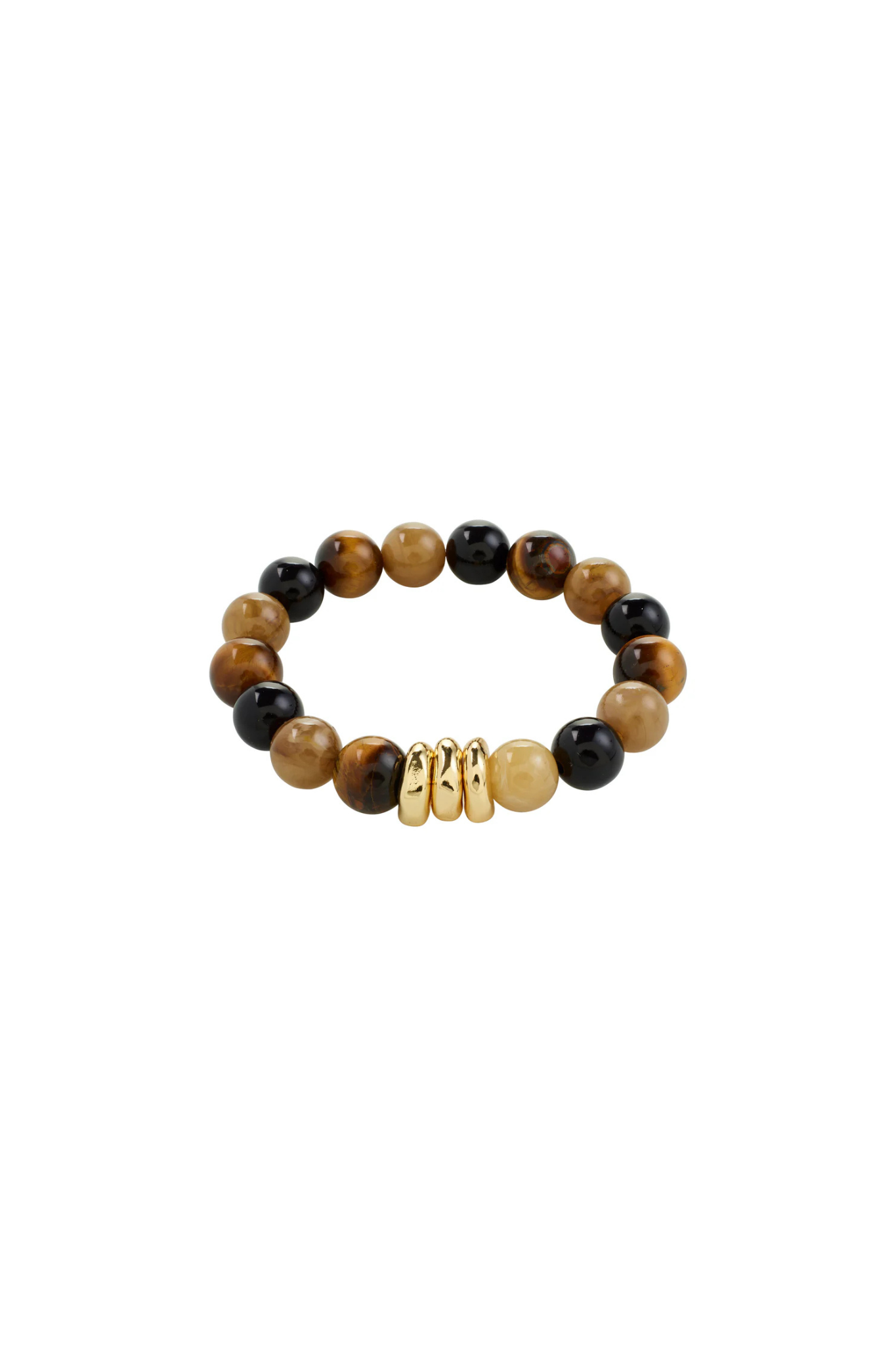 UNFOLD BRACELET - GOLD/BROWN