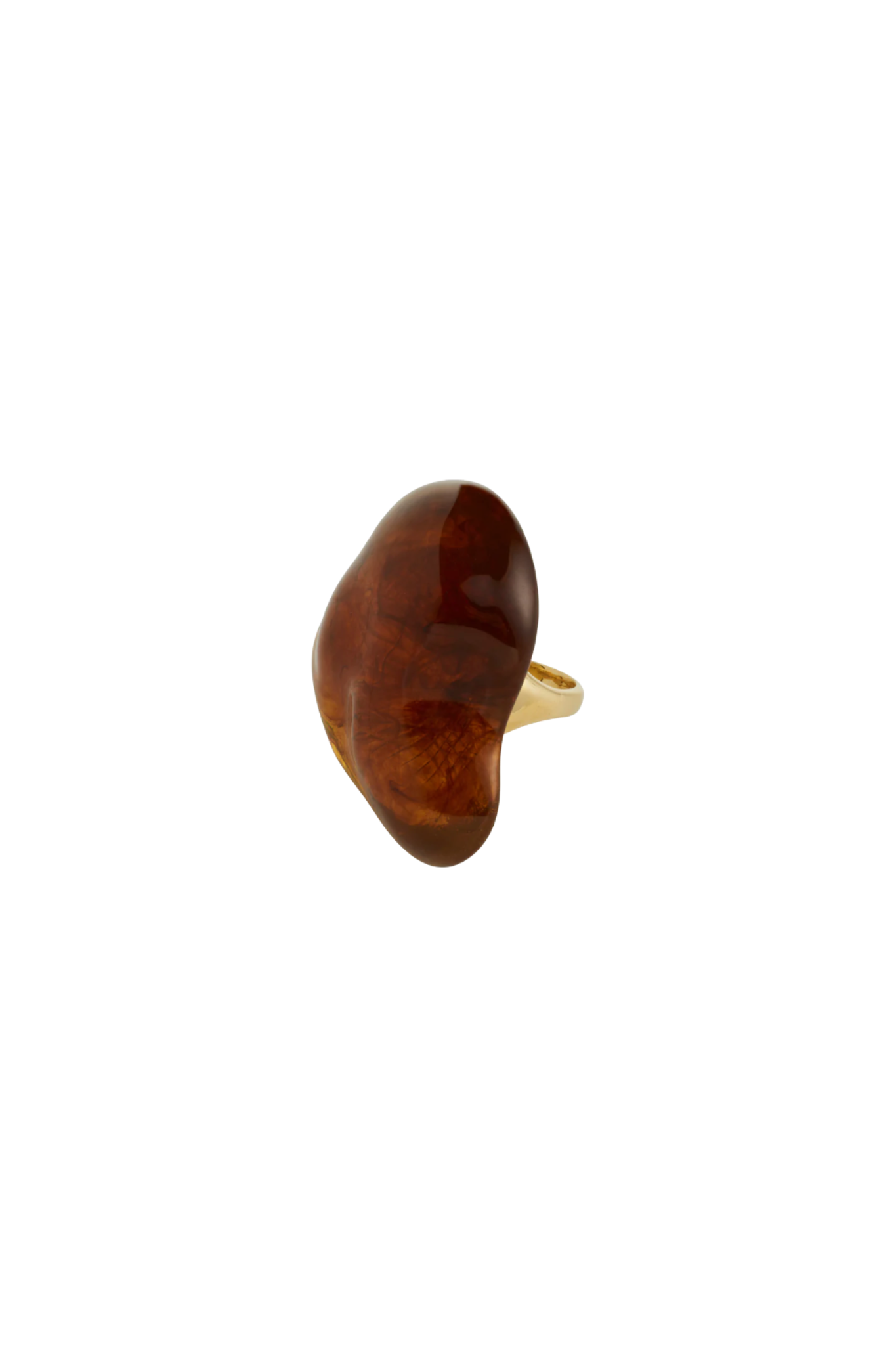 LIAN RING - GOLD/BROWN