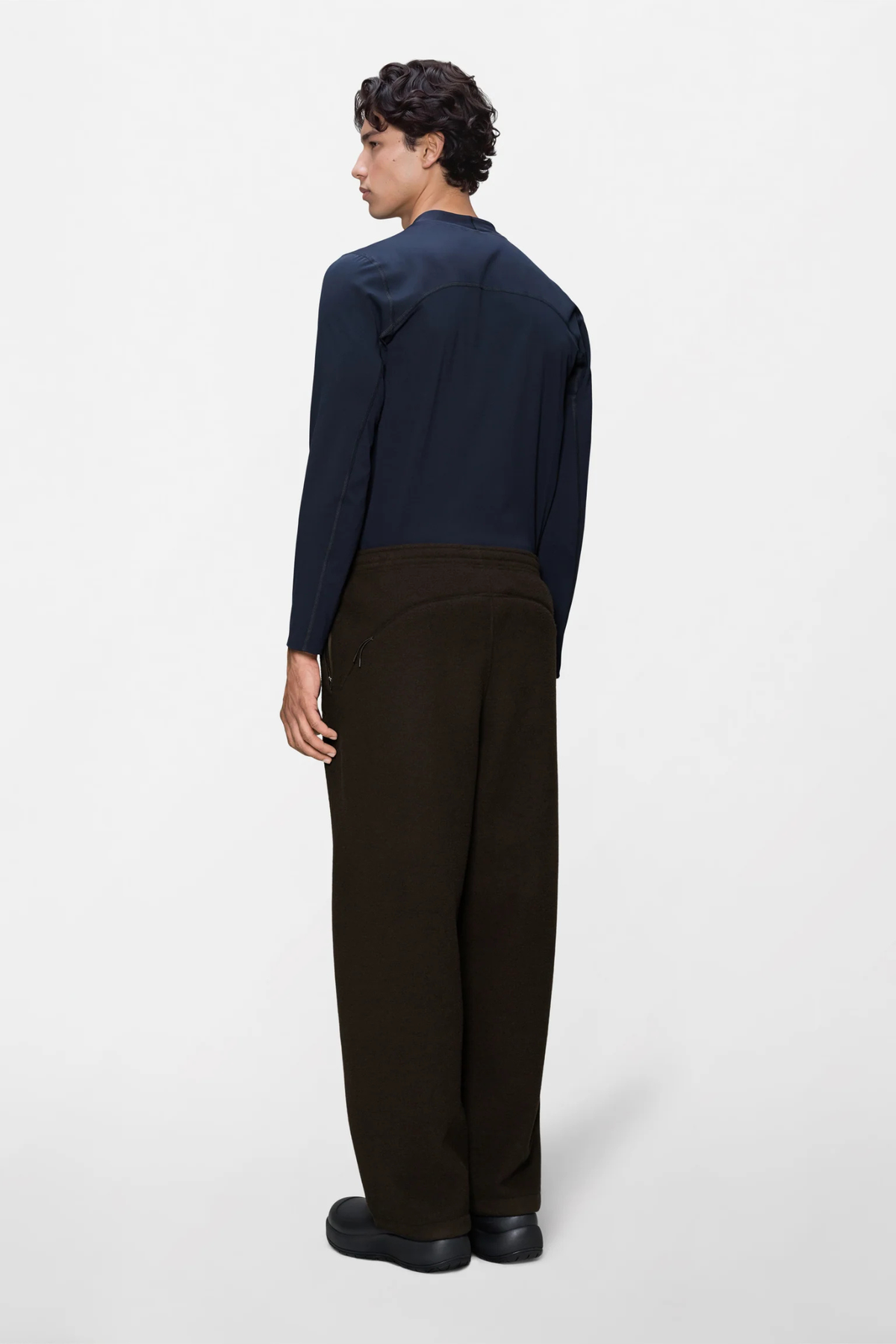 FLEECE PANTS - BARK