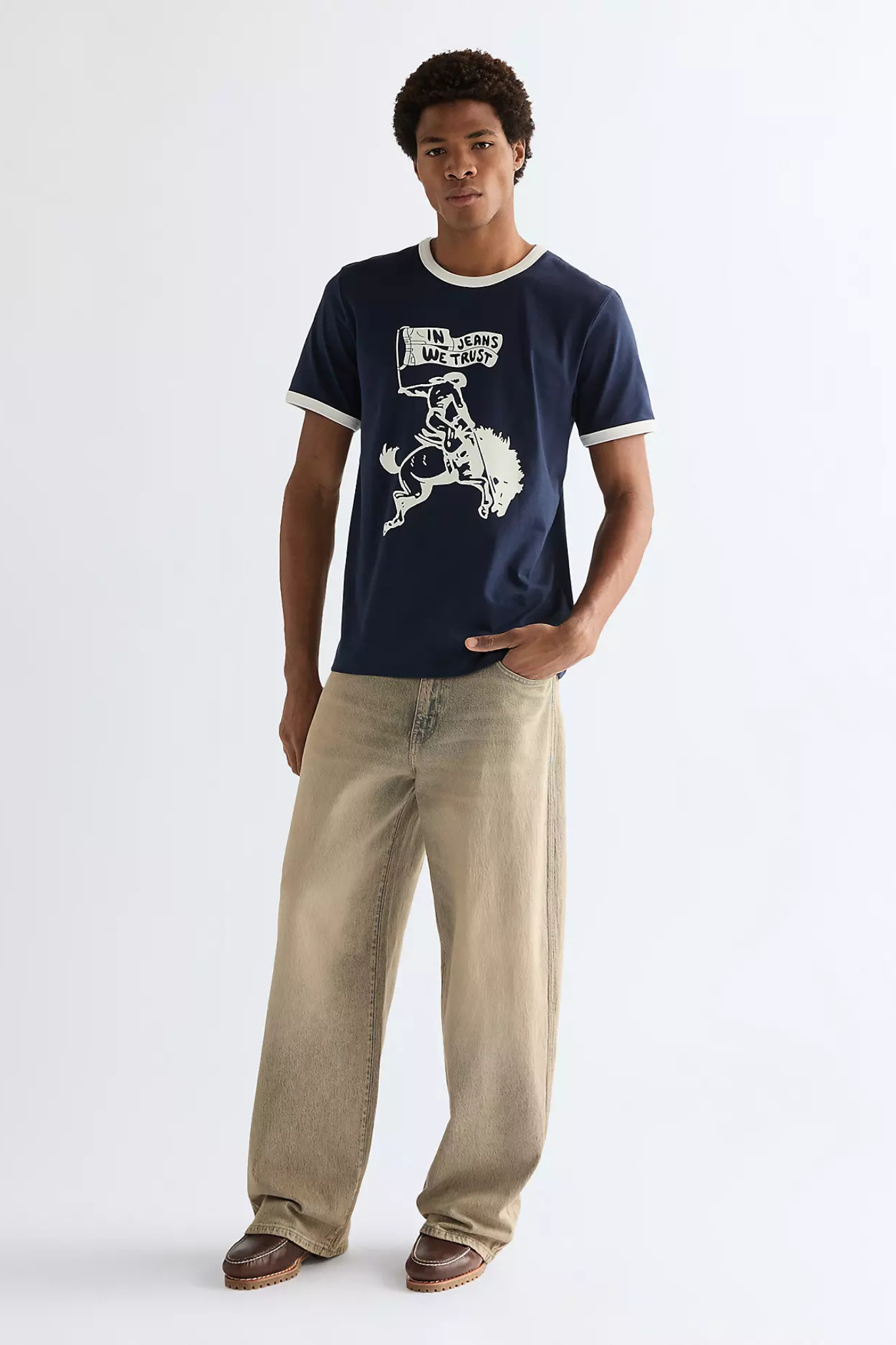 BAGGY JEANS - ROCK WASH