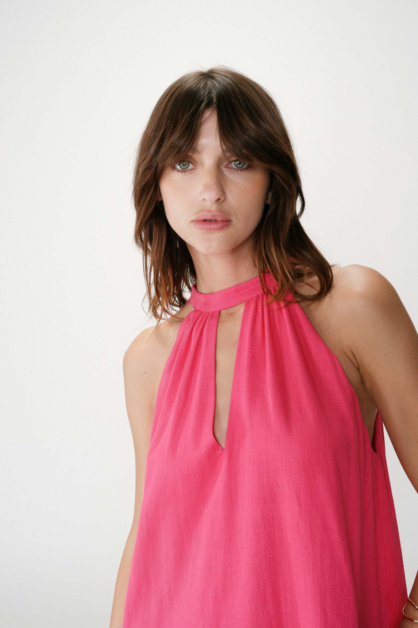 WHOLA DRESS - FUCHSIA