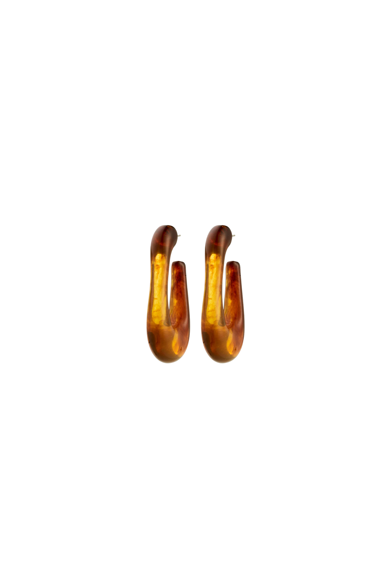 ELIJAH EARRINGS - BROWN