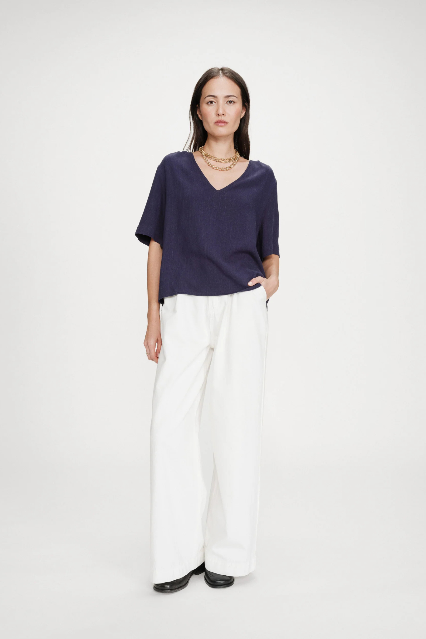 VIOLON TOP - MARINE