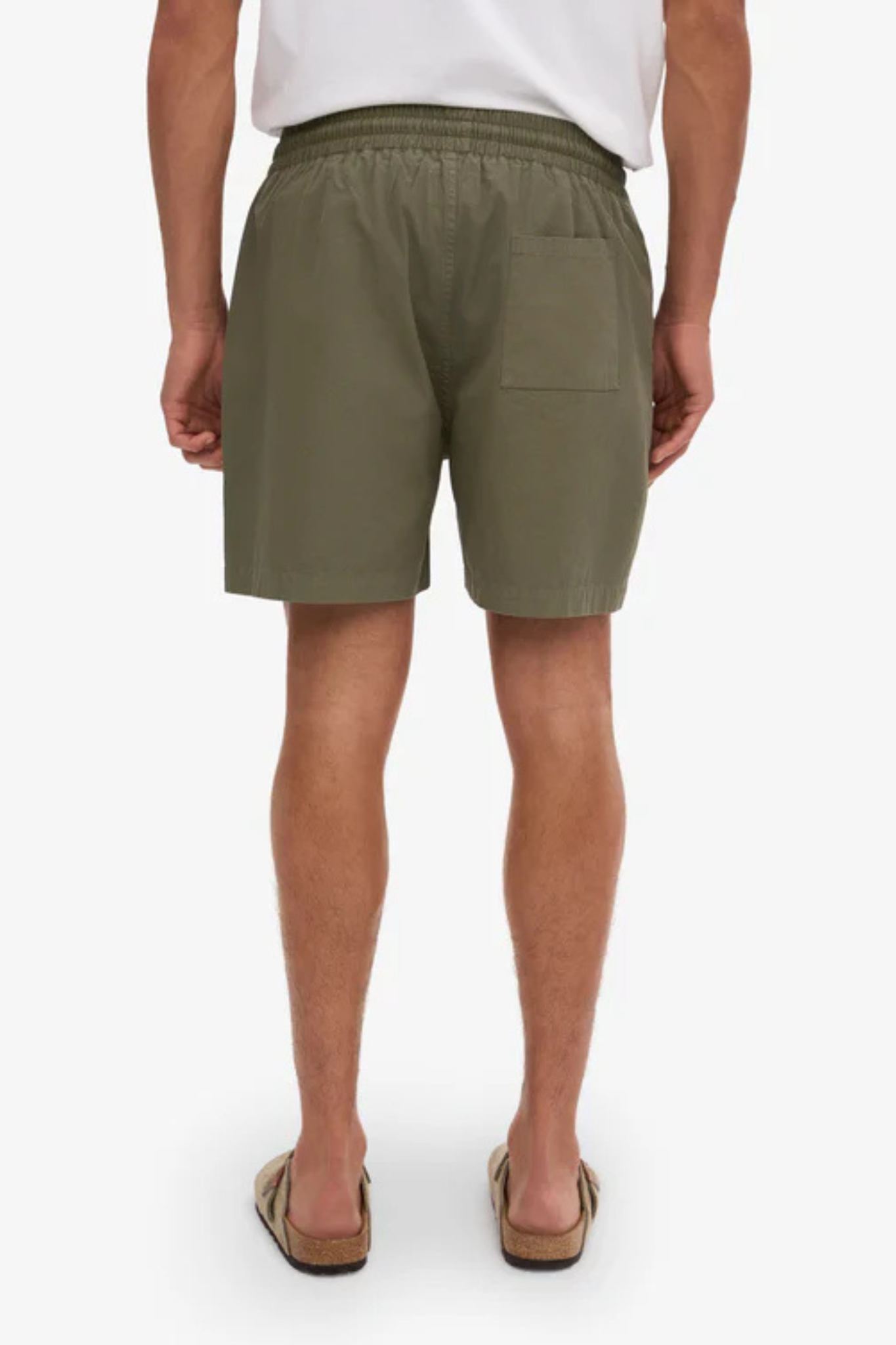 ORGANIC TWILL SHORTS - DUSTY OLIVE
