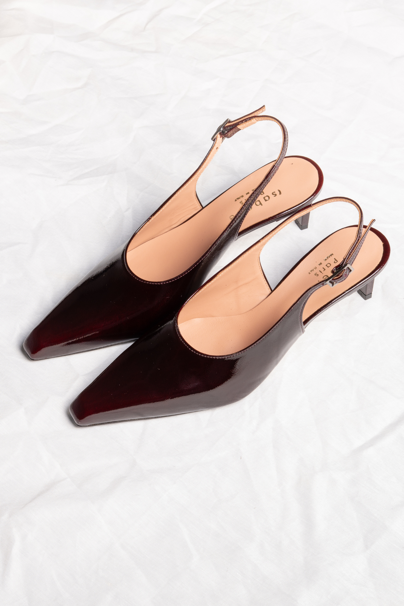 DONNA VERNICE CALZATURE HEELS - BORDO