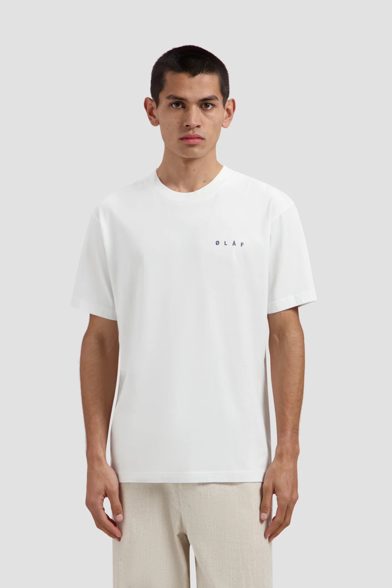 DOTTED FACE T-SHIRT - OPTICAL WHITE